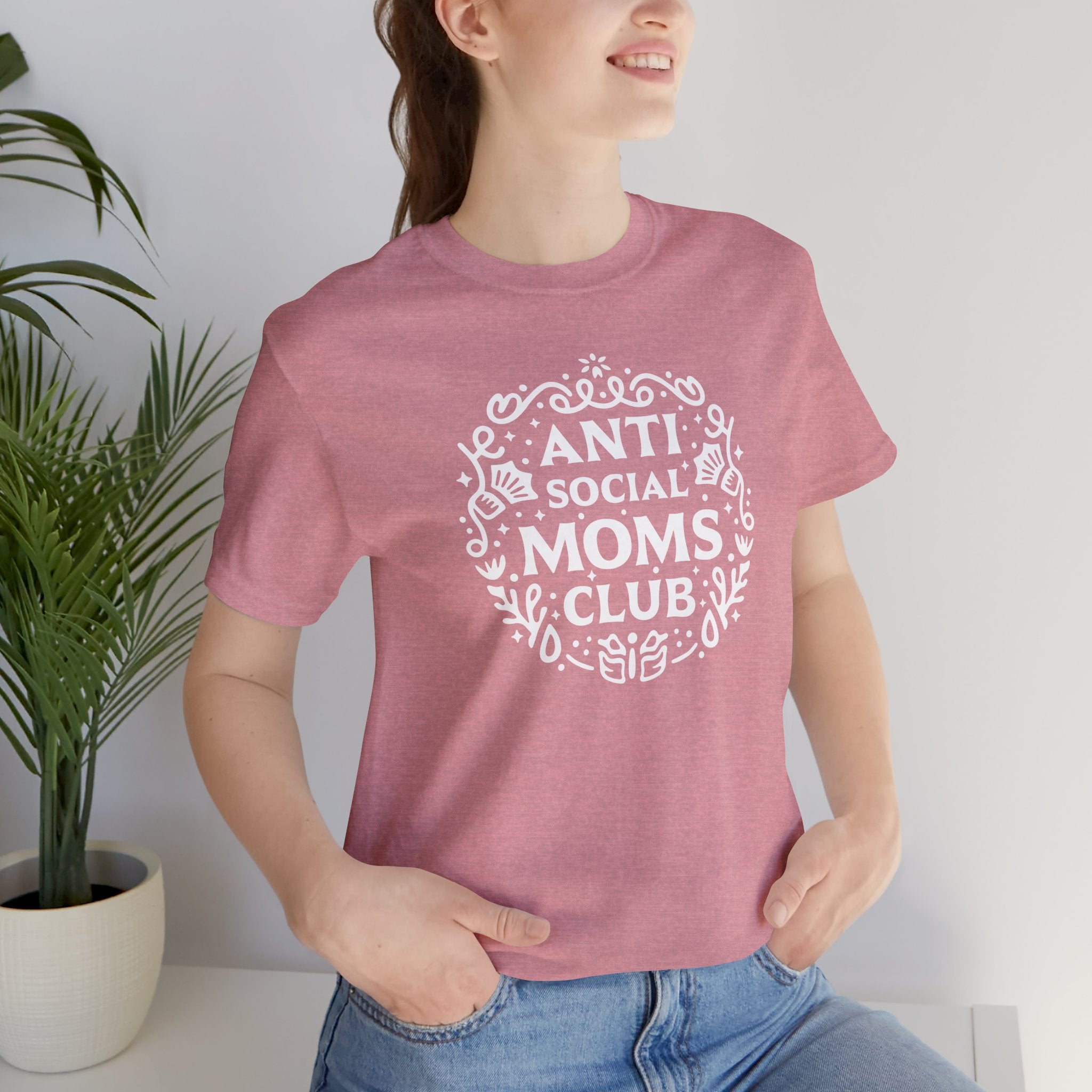 Anti-Social Moms Club T-Shirt | Funny Introvert Mom Tee - Deez Teez