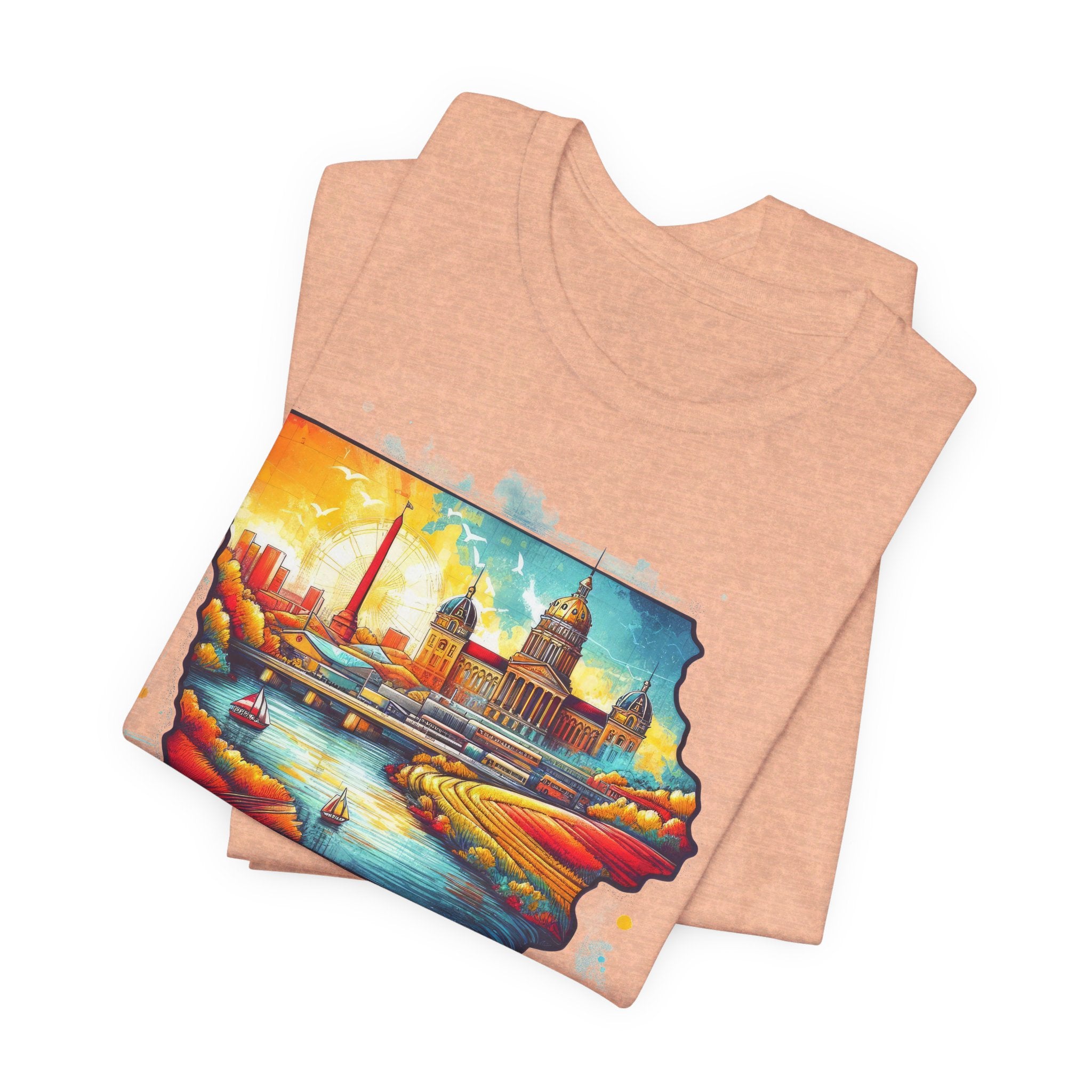 Iowa State Pride T-Shirt | State of Iowa Graphic Tee - Deez Teez