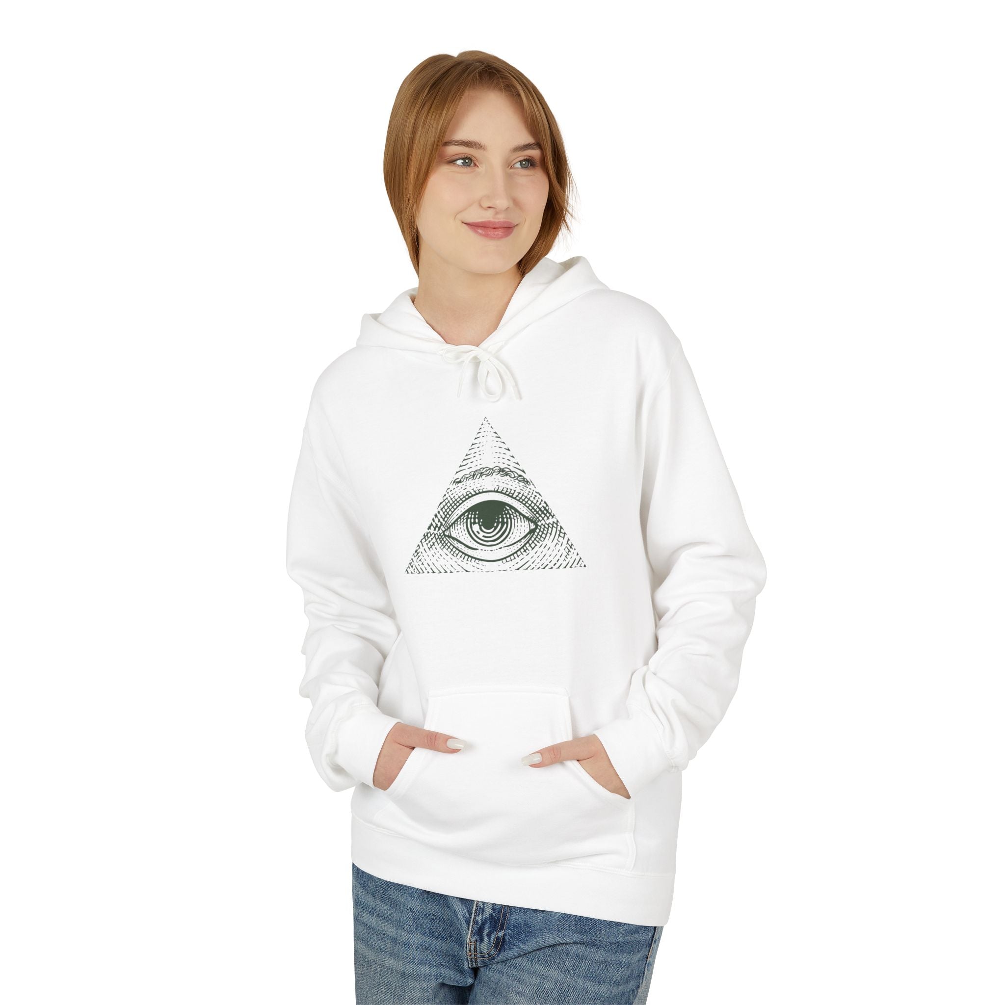 Illuminati Eye Hoodie | Mysterious All-Seeing Eye Design - Deez Teez