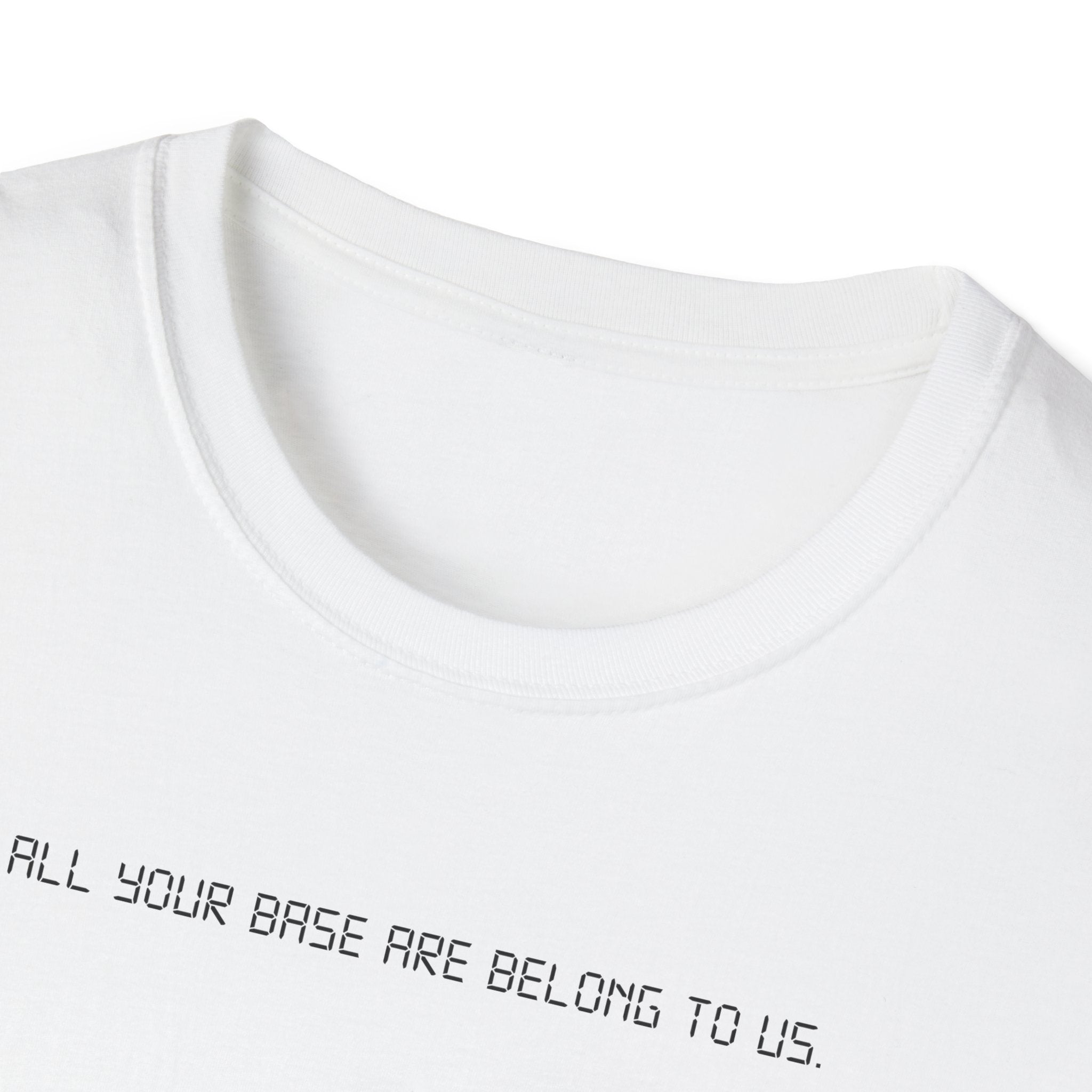 All Your Base Are Belong To Us T-Shirt | Zero Wing Retro Gamer Meme Tee - Deez Teez