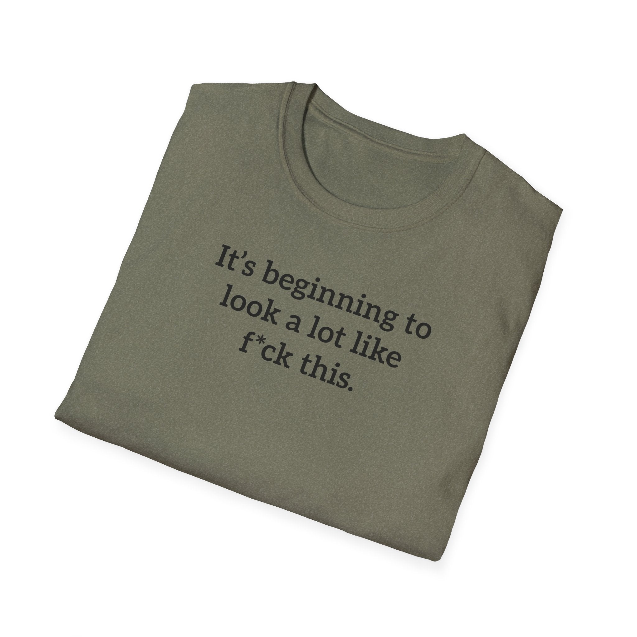 'It's Beginning To Look A Lot Like F*ck This' T-Shirt | Funny Gift Exchange Tee - Deez Teez