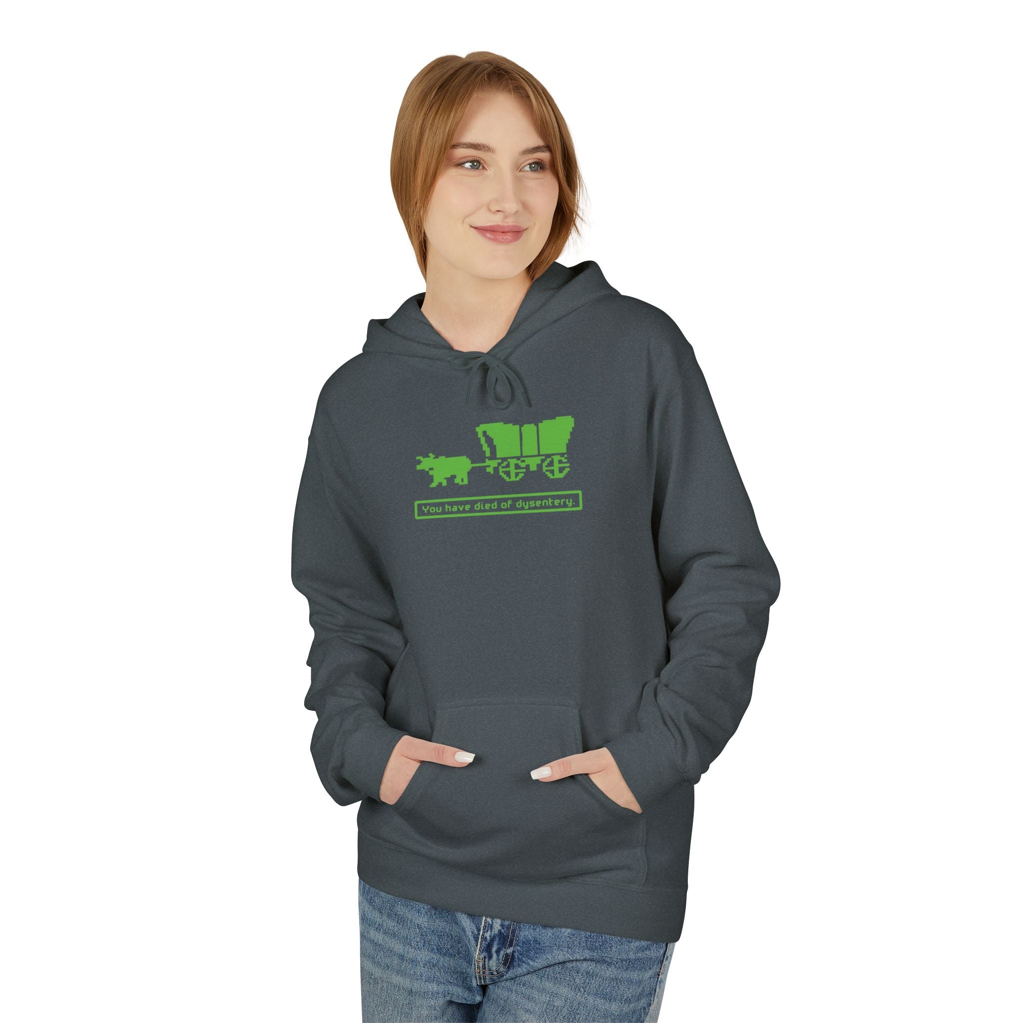 You Have Died of Dysentery Hoodie | Oregon Trail Video Game Classic Sweatshirt - Deez Teez