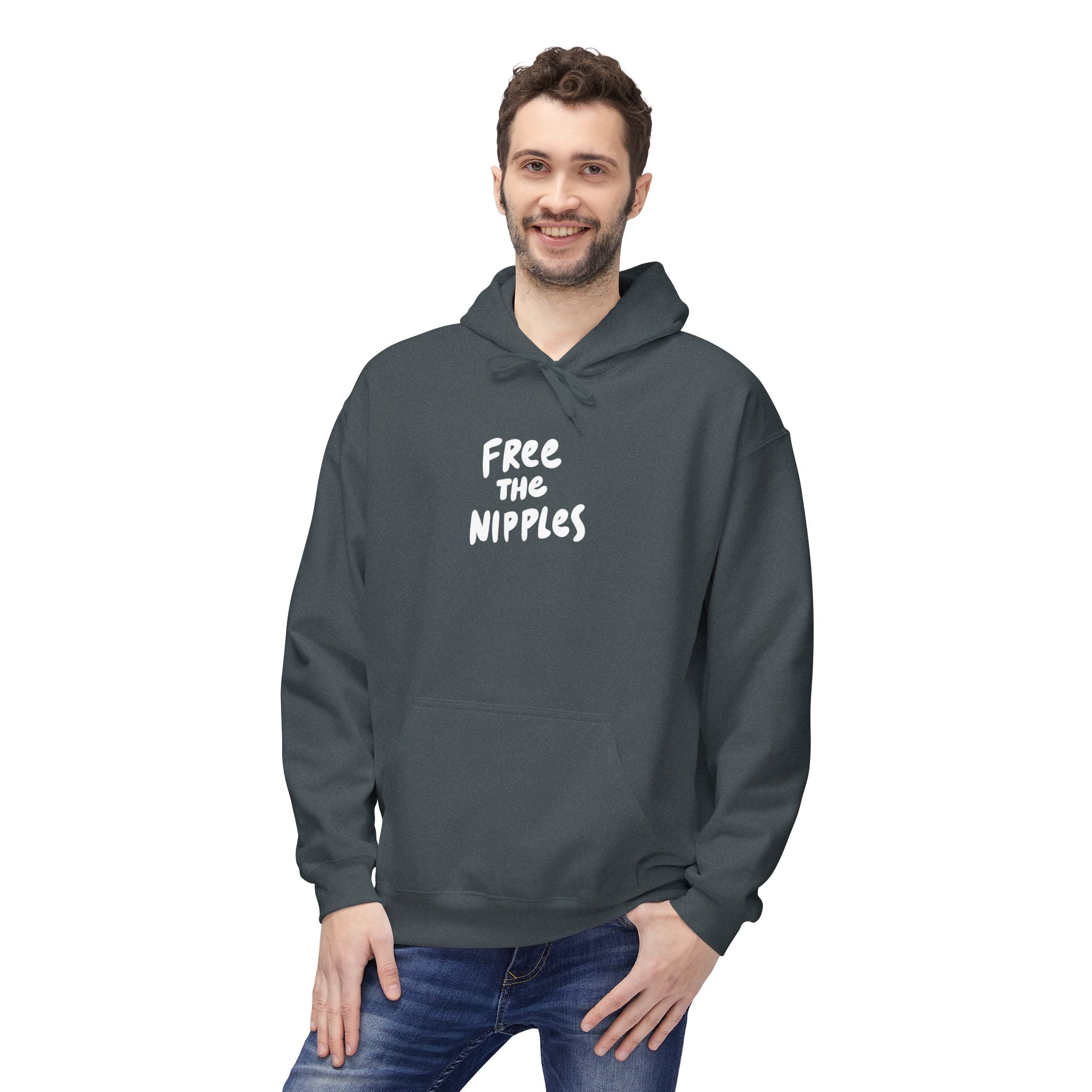 "Free The Nipples" Breast Cancer Awareness Hoodie - Deez Teez