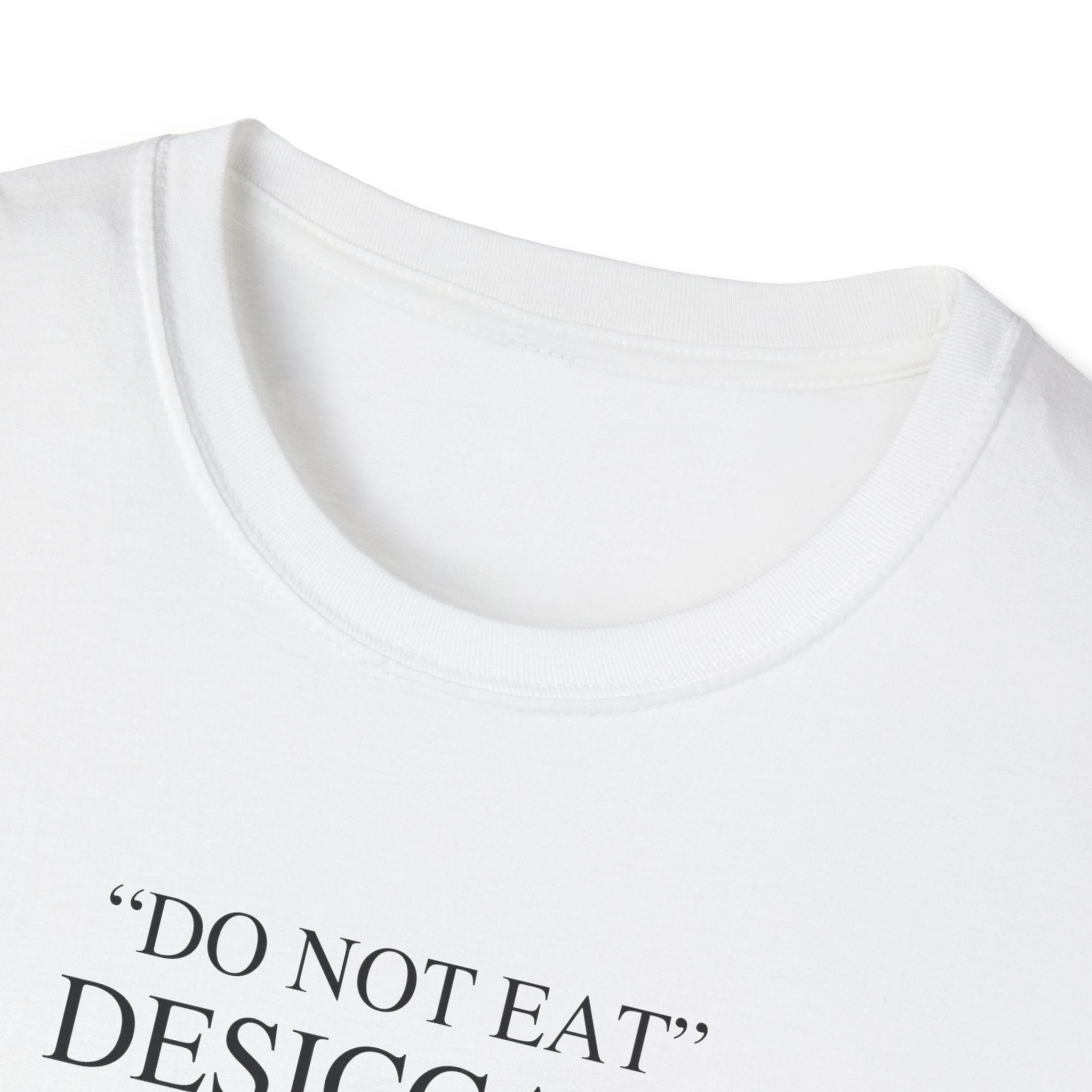 Silica Gel Packet T-Shirt | Hilarious "Do Not Eat" Packaging Tee - Deez Teez