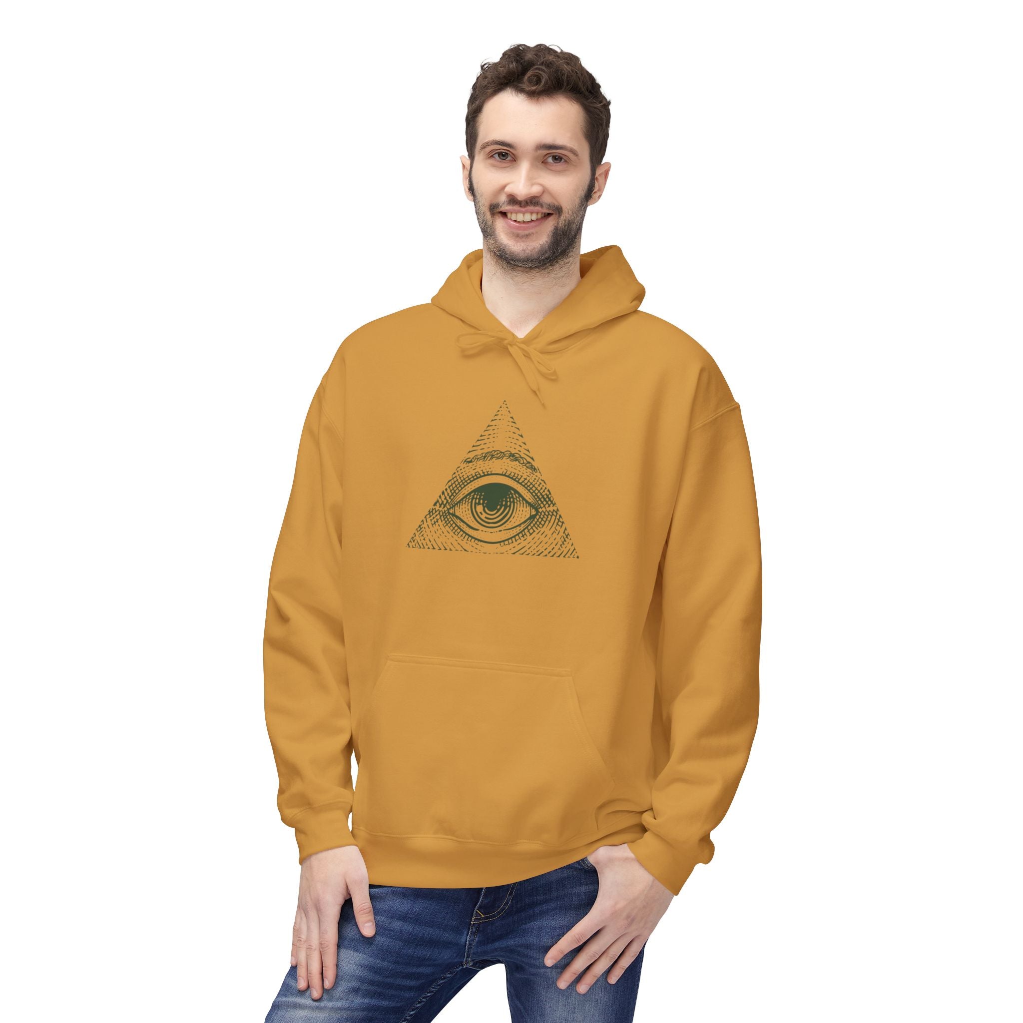 Illuminati Eye Hoodie | Mysterious All-Seeing Eye Design - Deez Teez