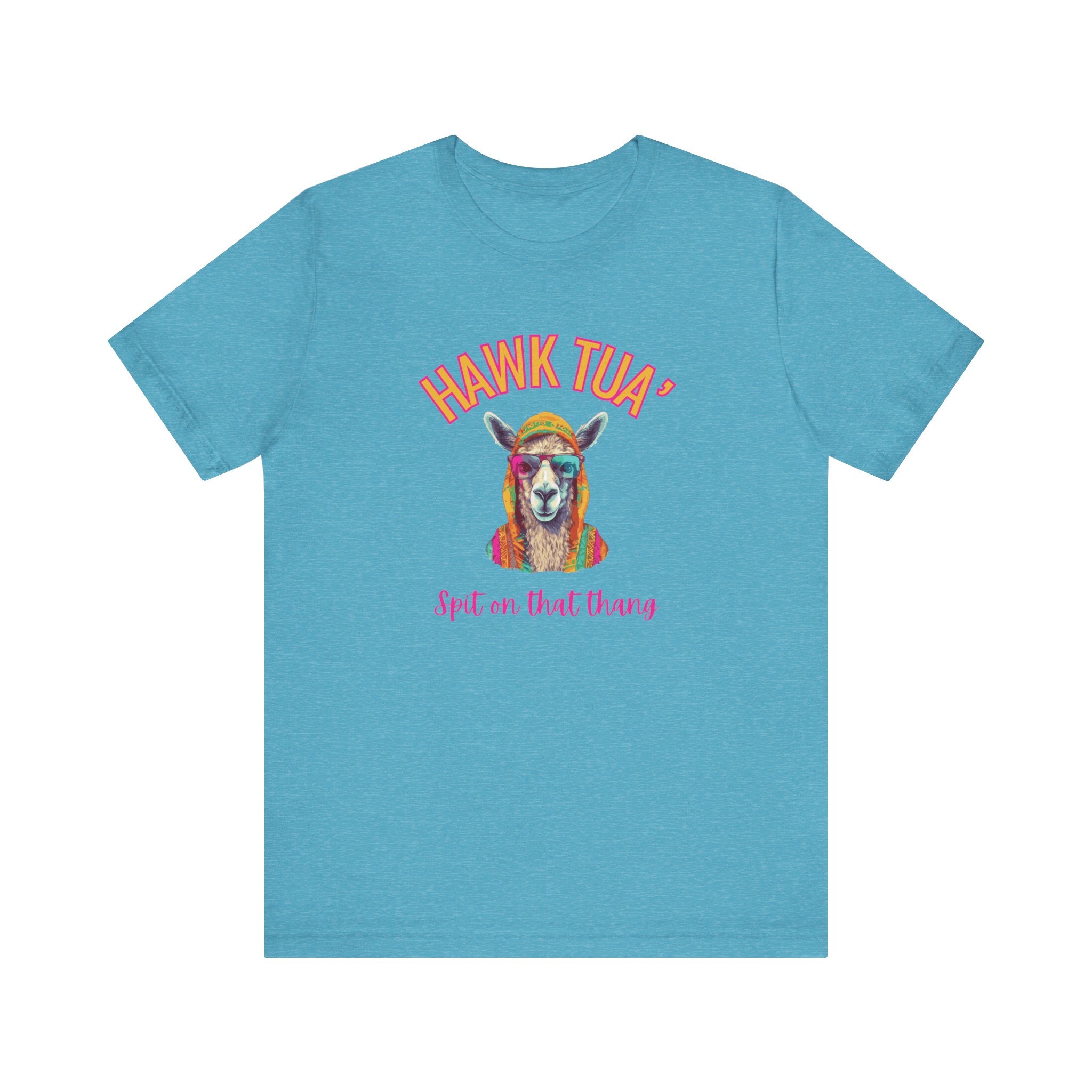 Hawk Tua Funny Parody T-Shirt | Llama Spit Edition - Deez Teez