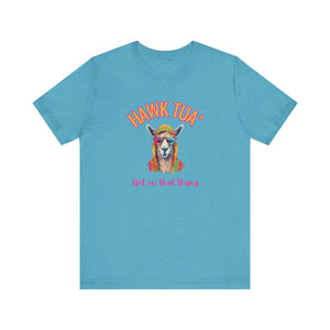 Hawk Tua Funny Parody T-Shirt | Llama Spit Edition - Deez Teez