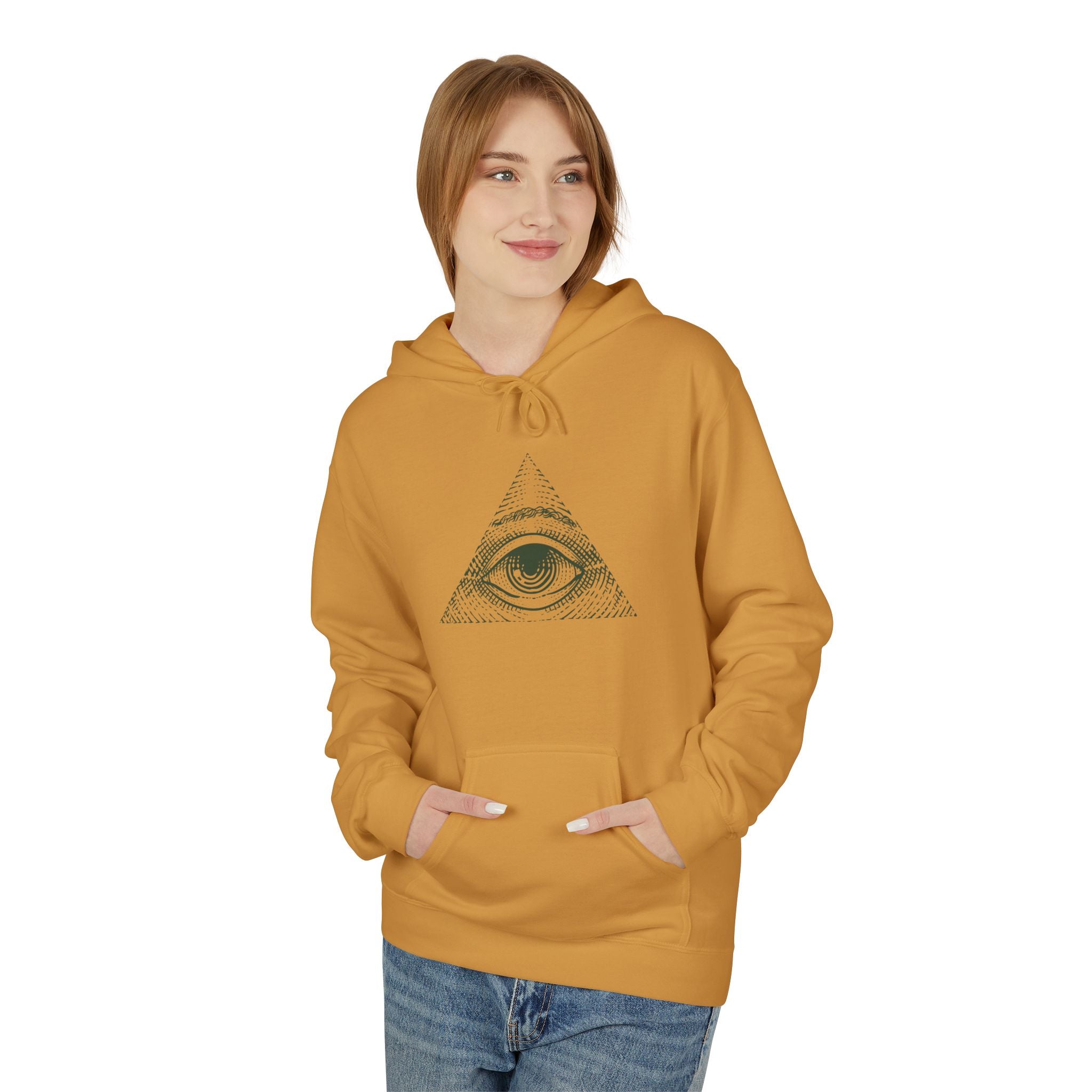 Illuminati Eye Hoodie | Mysterious All-Seeing Eye Design - Deez Teez