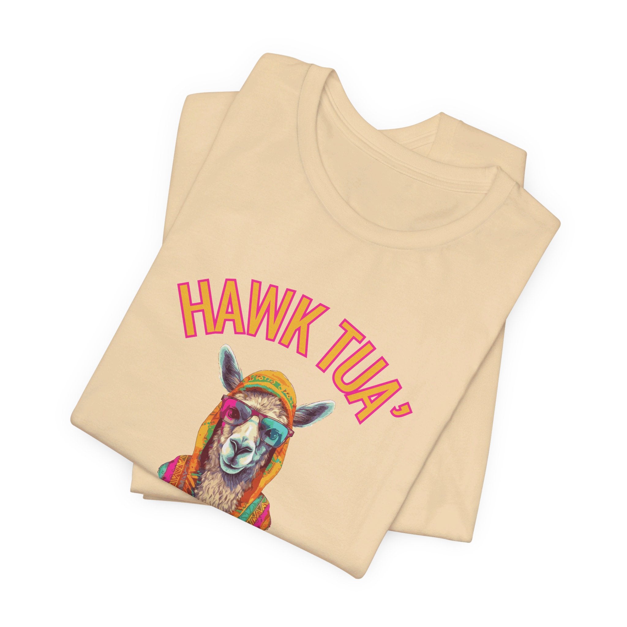 Hawk Tua Funny Parody T-Shirt | Llama Spit Edition - Deez Teez