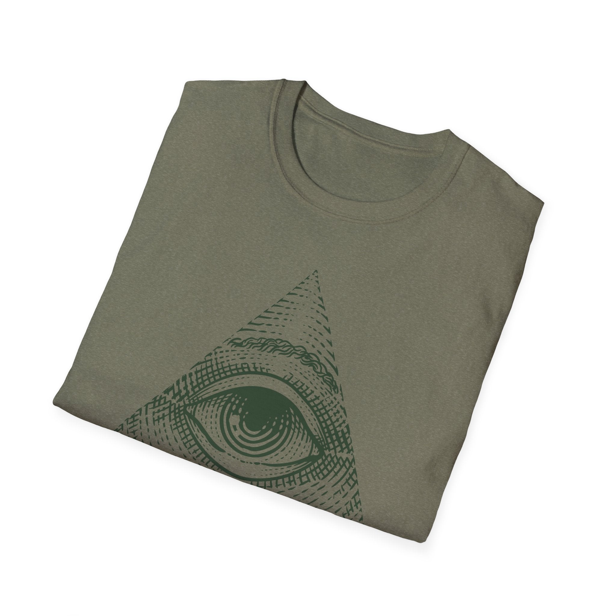Illuminati Eye T-Shirt | Mysterious All-Seeing Eye Design - Deez Teez