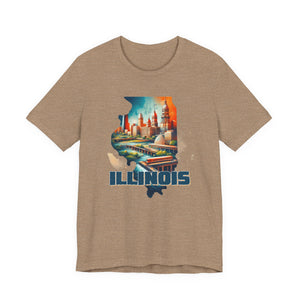 Illinois State Pride Tee - Deez Teez