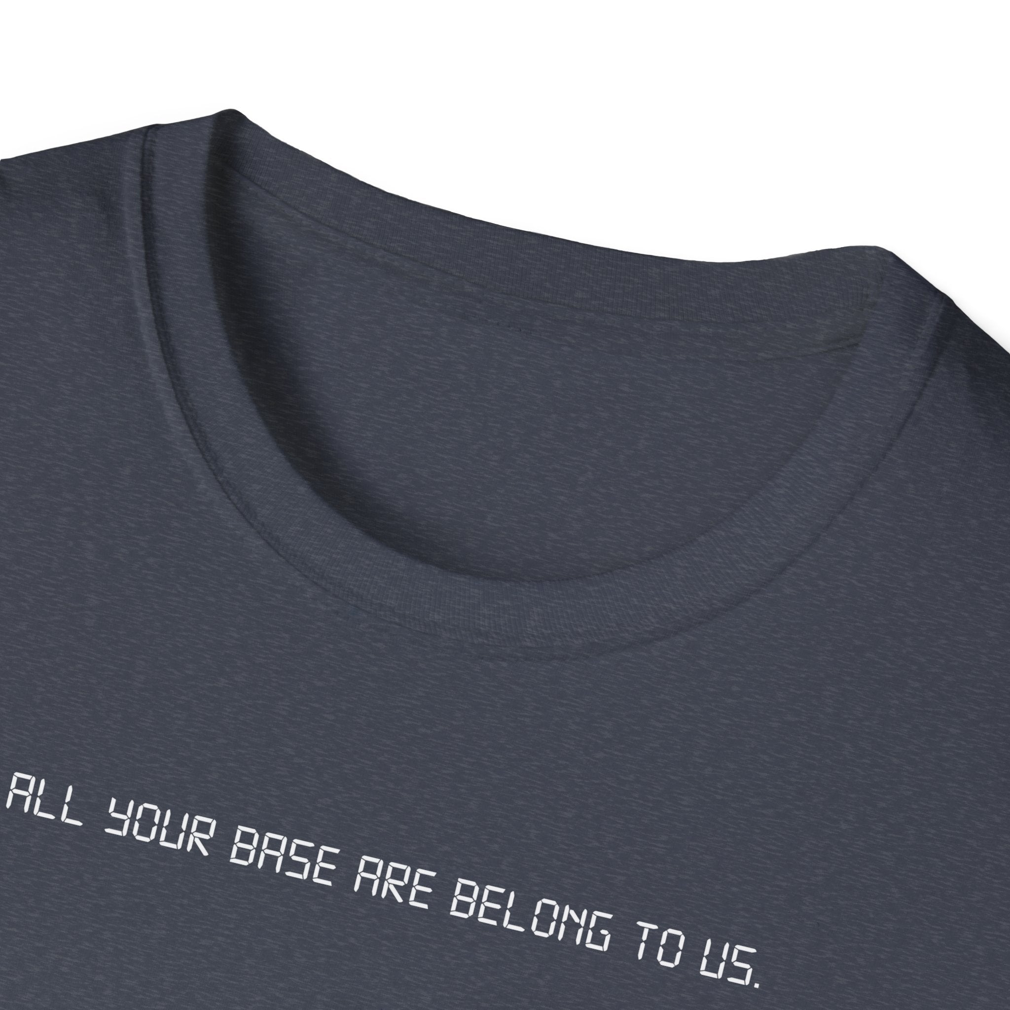 All Your Base Are Belong To Us T-Shirt | Zero Wing Retro Gamer Meme Tee - Deez Teez