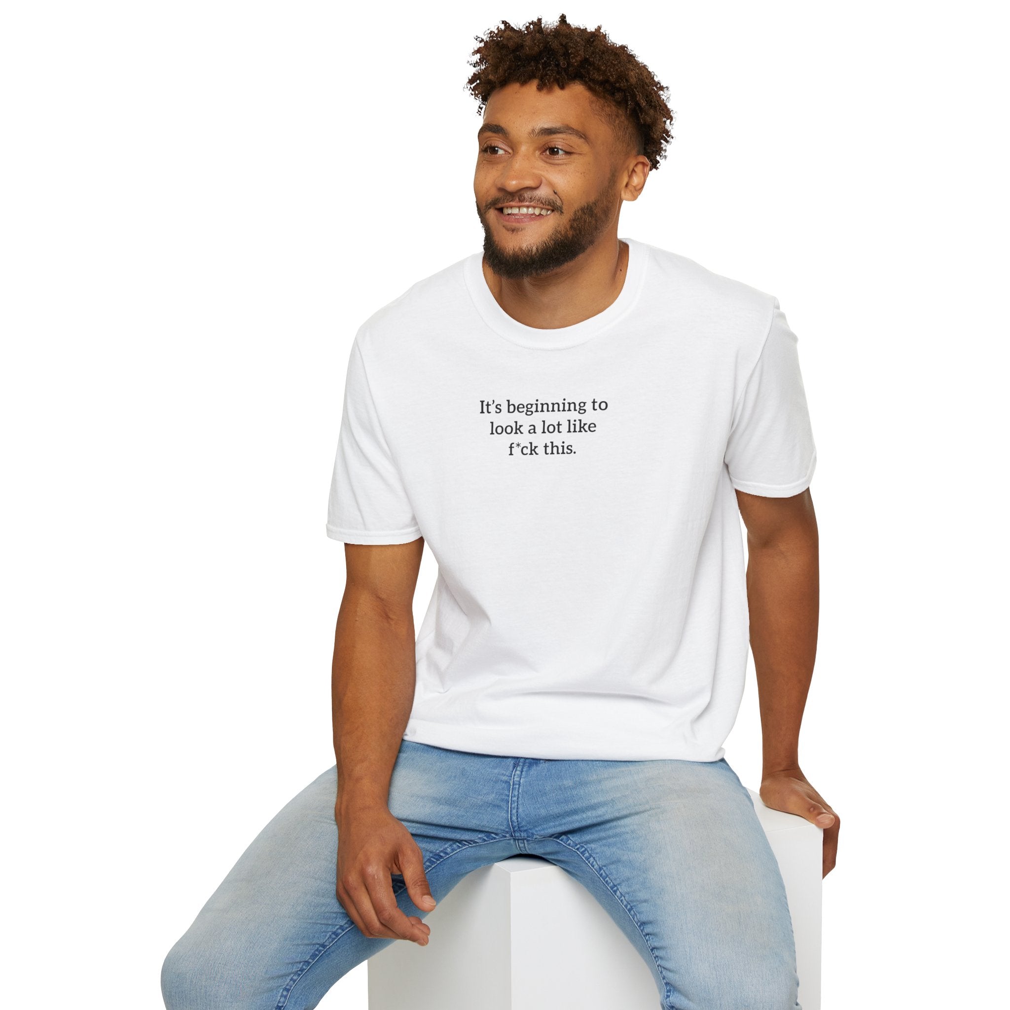 'It's Beginning To Look A Lot Like F*ck This' T-Shirt | Funny Gift Exchange Tee - Deez Teez
