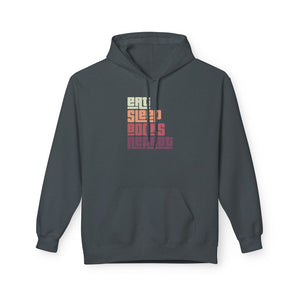'Eat. Sleep. Books. Repeat.' Reader Life Hoodie | Book Lover Sweatshirt - Deez Teez