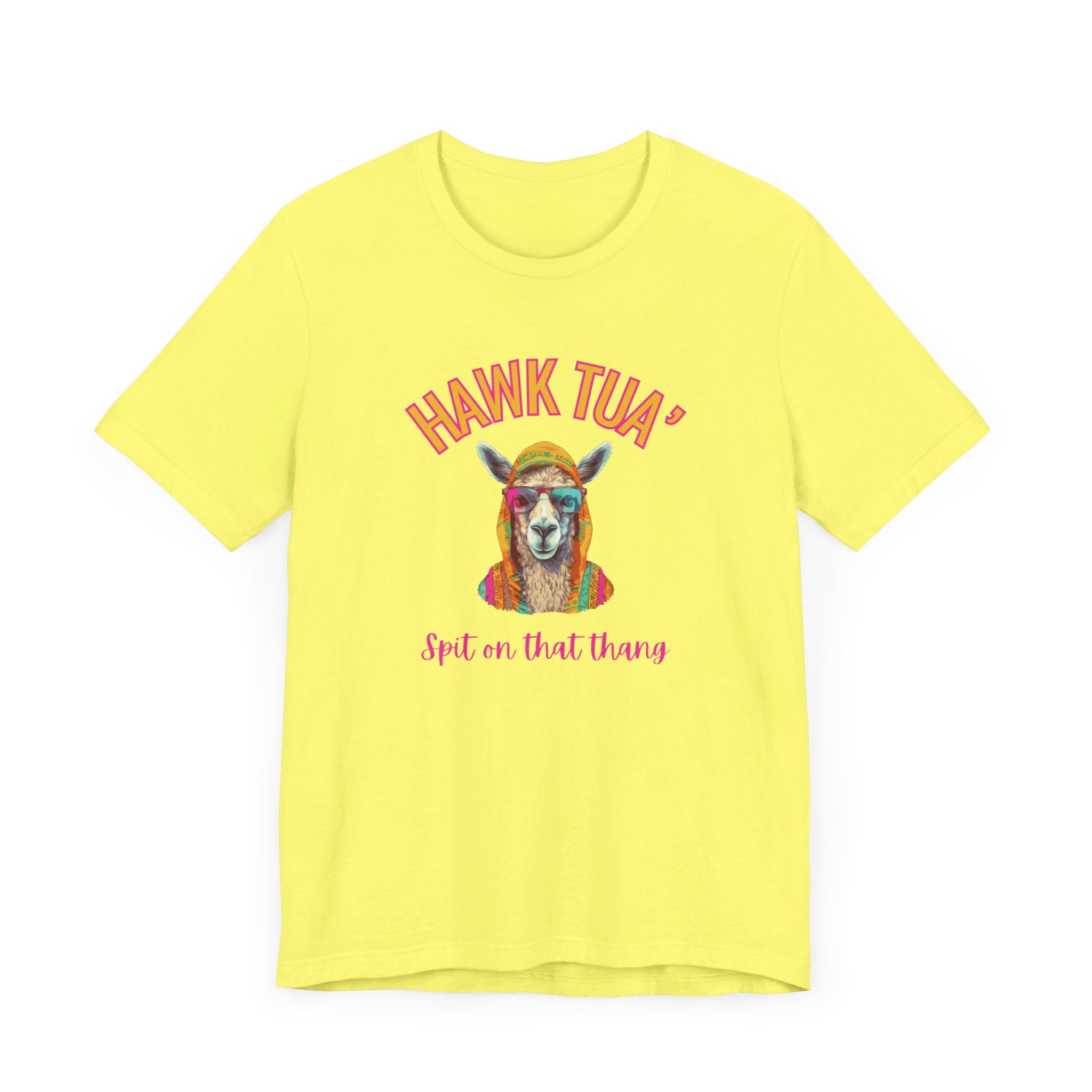 Hawk Tua Funny Parody T-Shirt | Llama Spit Edition - Deez Teez