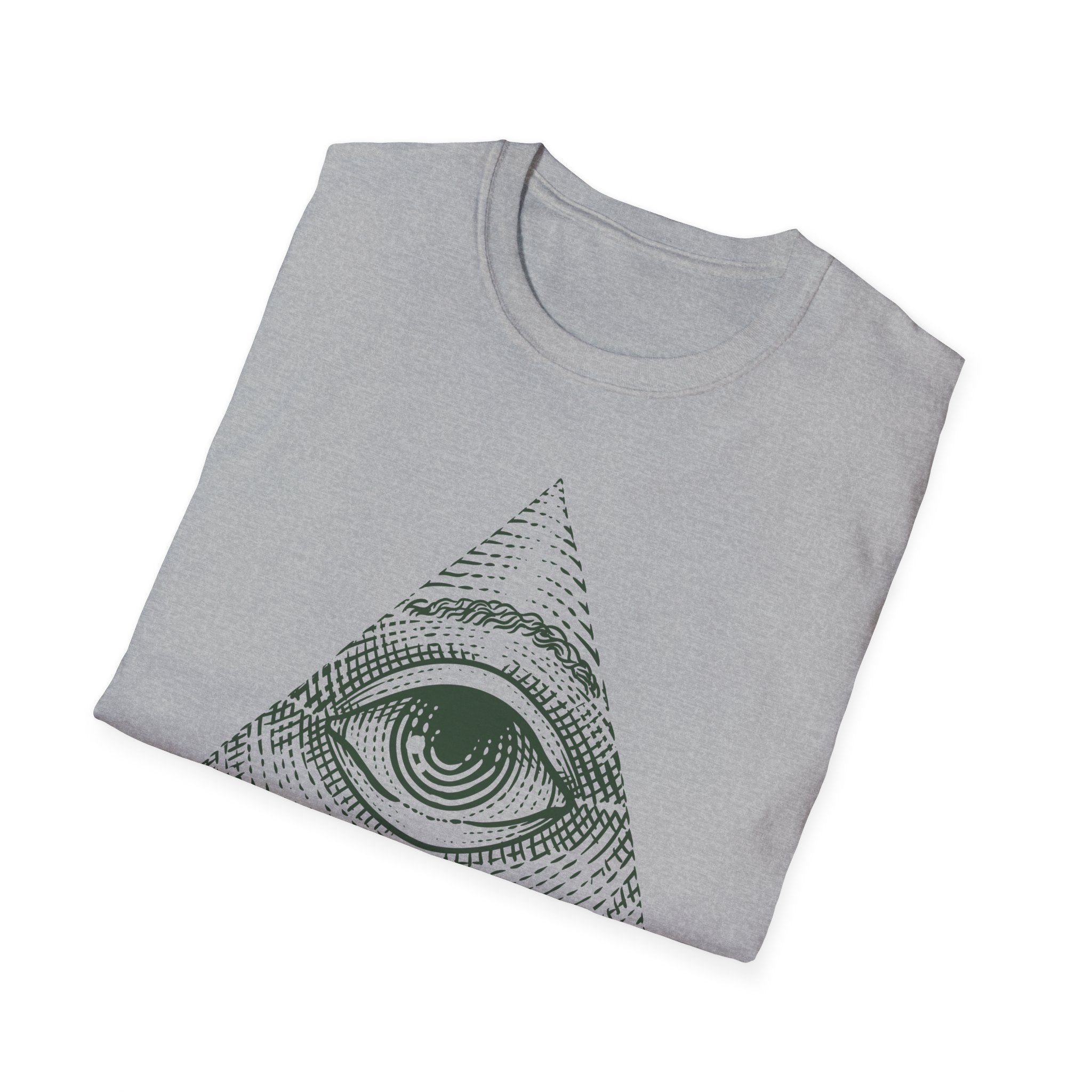 Illuminati Eye T-Shirt | Mysterious All-Seeing Eye Design - Deez Teez