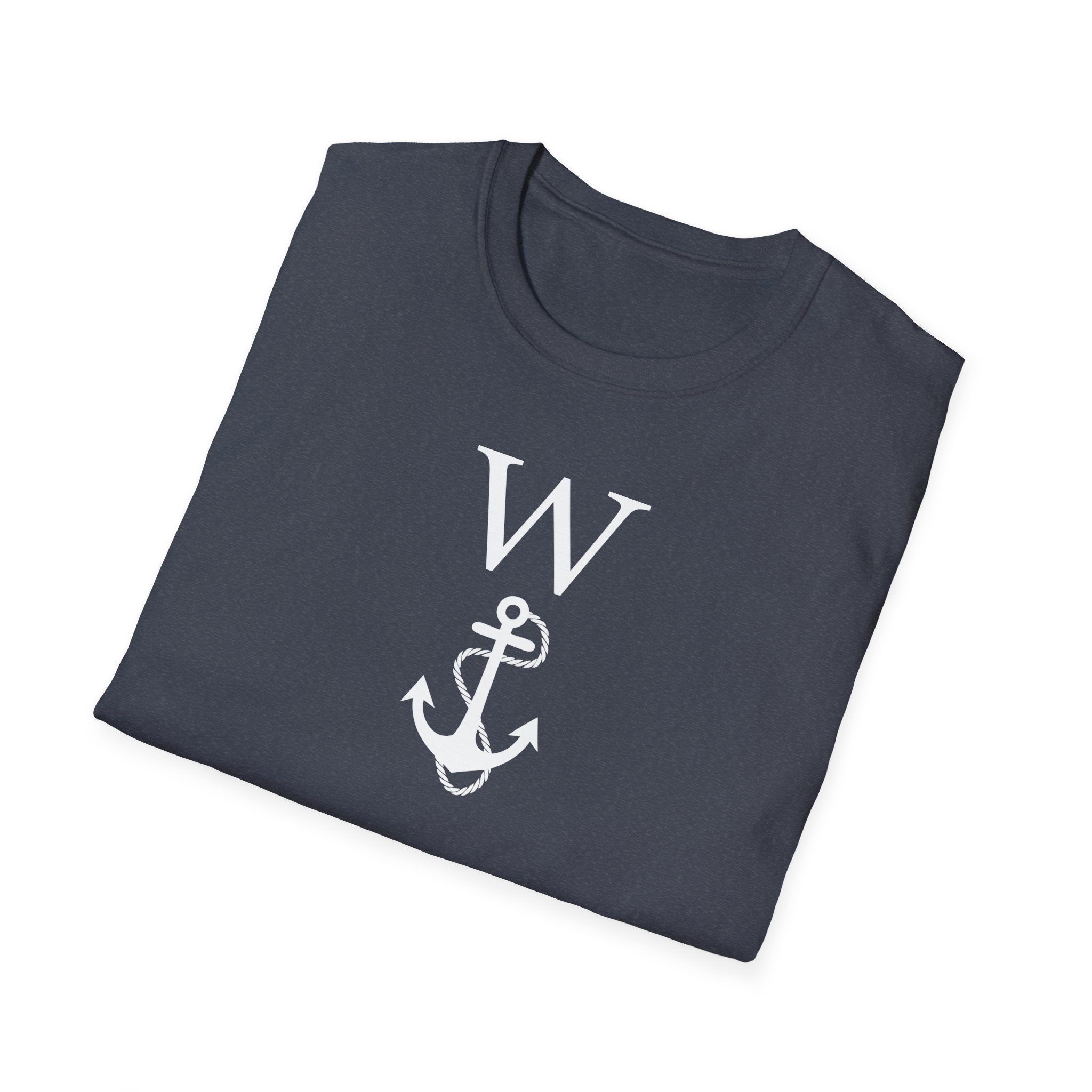 W Anchor "Wanker" T-Shirt | Nautical Humor Tee - Deez Teez