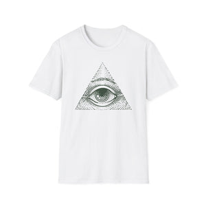 Illuminati Eye T-Shirt | Mysterious All-Seeing Eye Design - Deez Teez