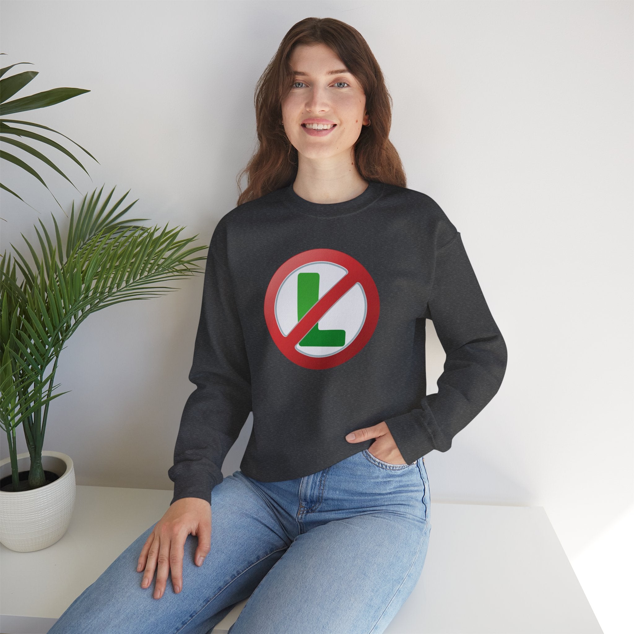 "No L" Christmas Sweatshirt | Funny Noel Pun Design - Deez Teez