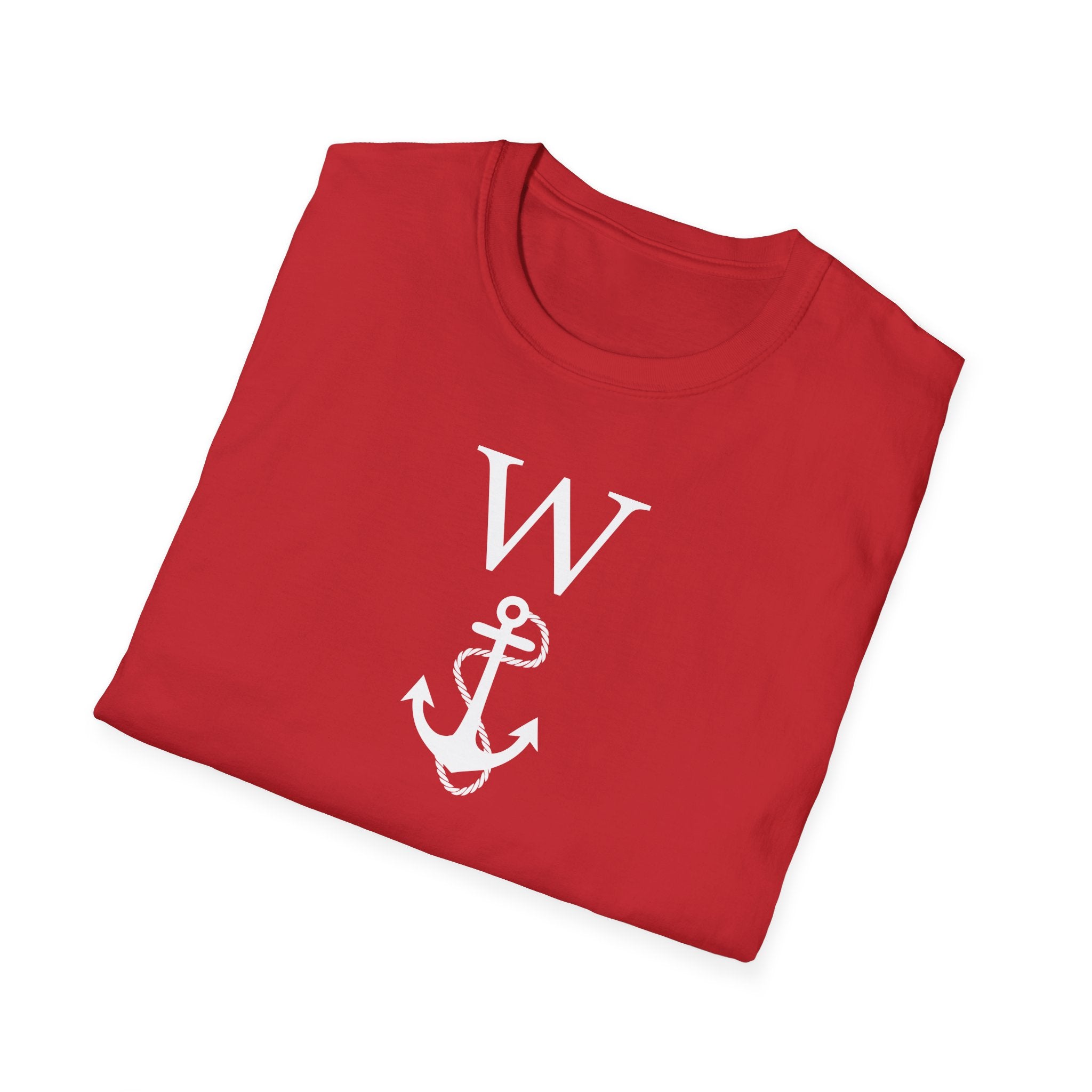 W Anchor "Wanker" T-Shirt | Nautical Humor Tee - Deez Teez