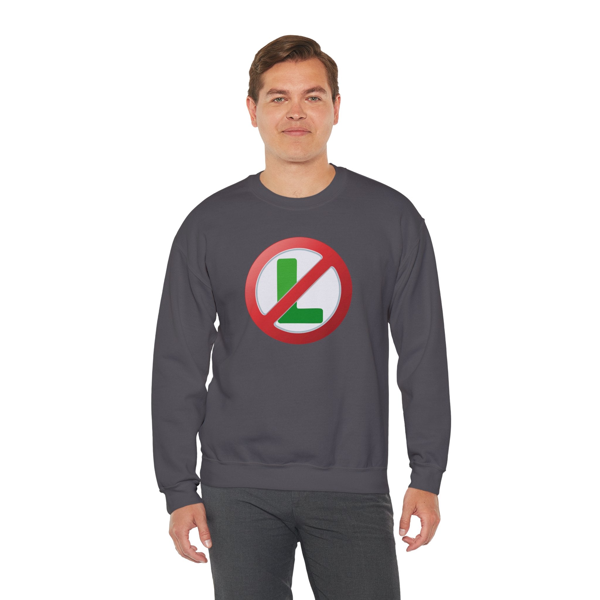 "No L" Christmas Sweatshirt | Funny Noel Pun Design - Deez Teez