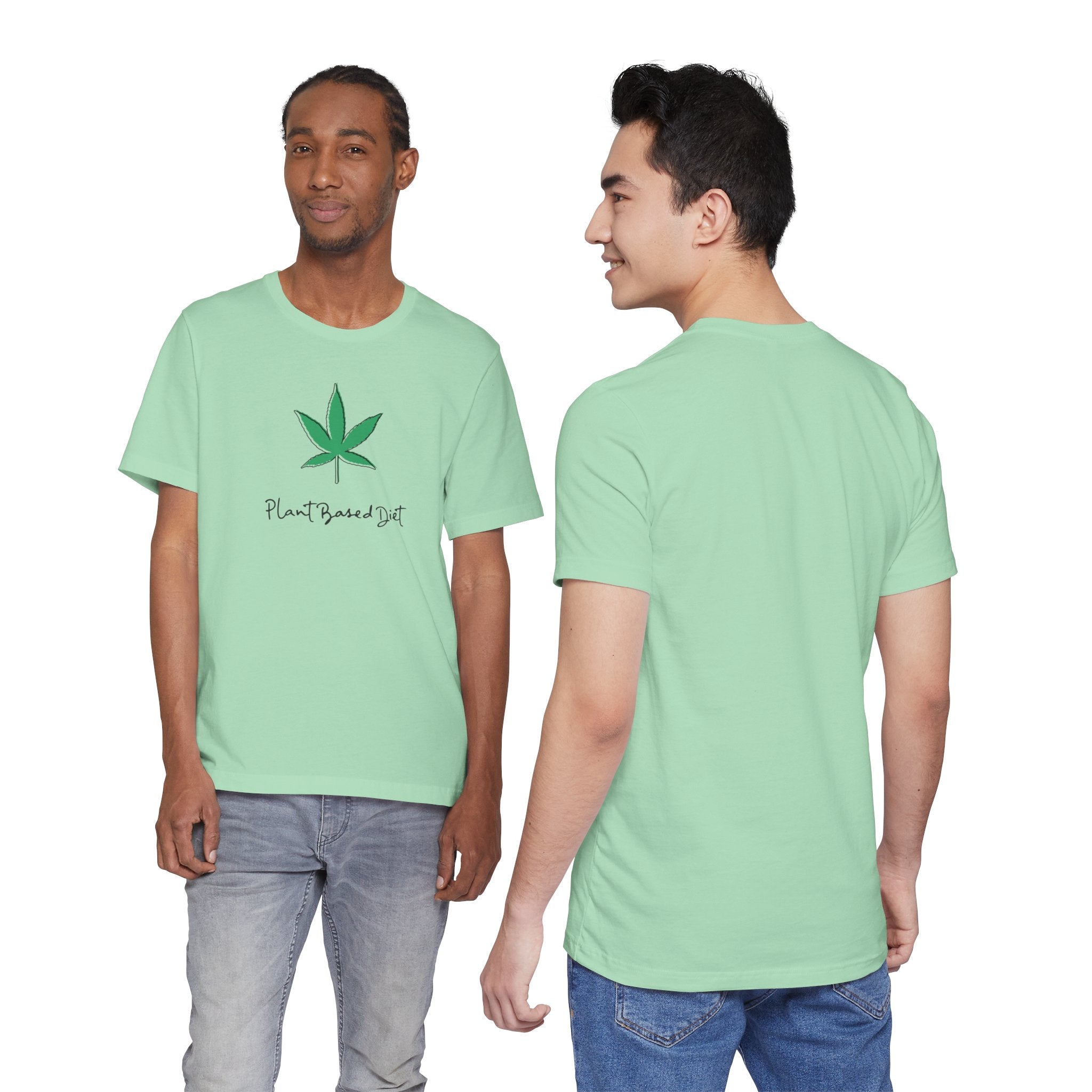 Plant Based Diet Cannabis T-Shirt - Deez Teez