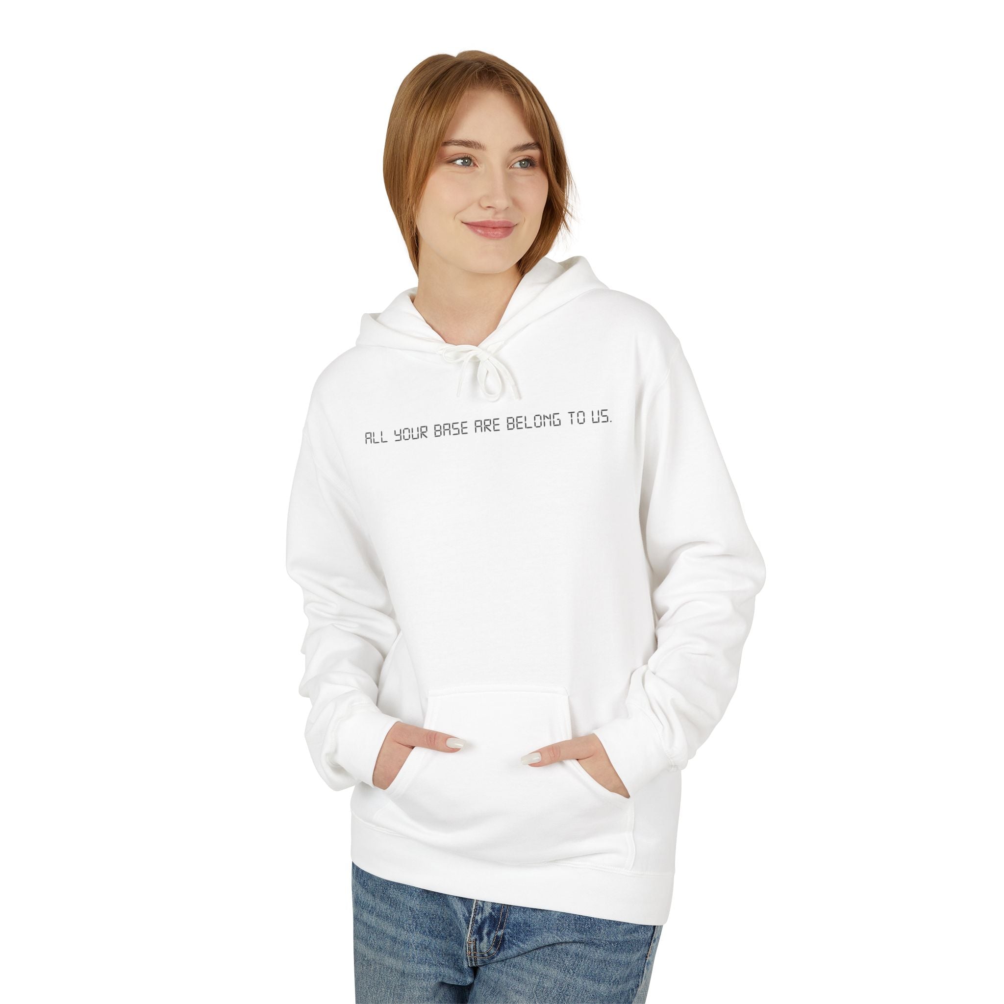 All Your Base Are Belong To Us - Zero Wing Retro Gamer Meme Hoodie - Deez Teez