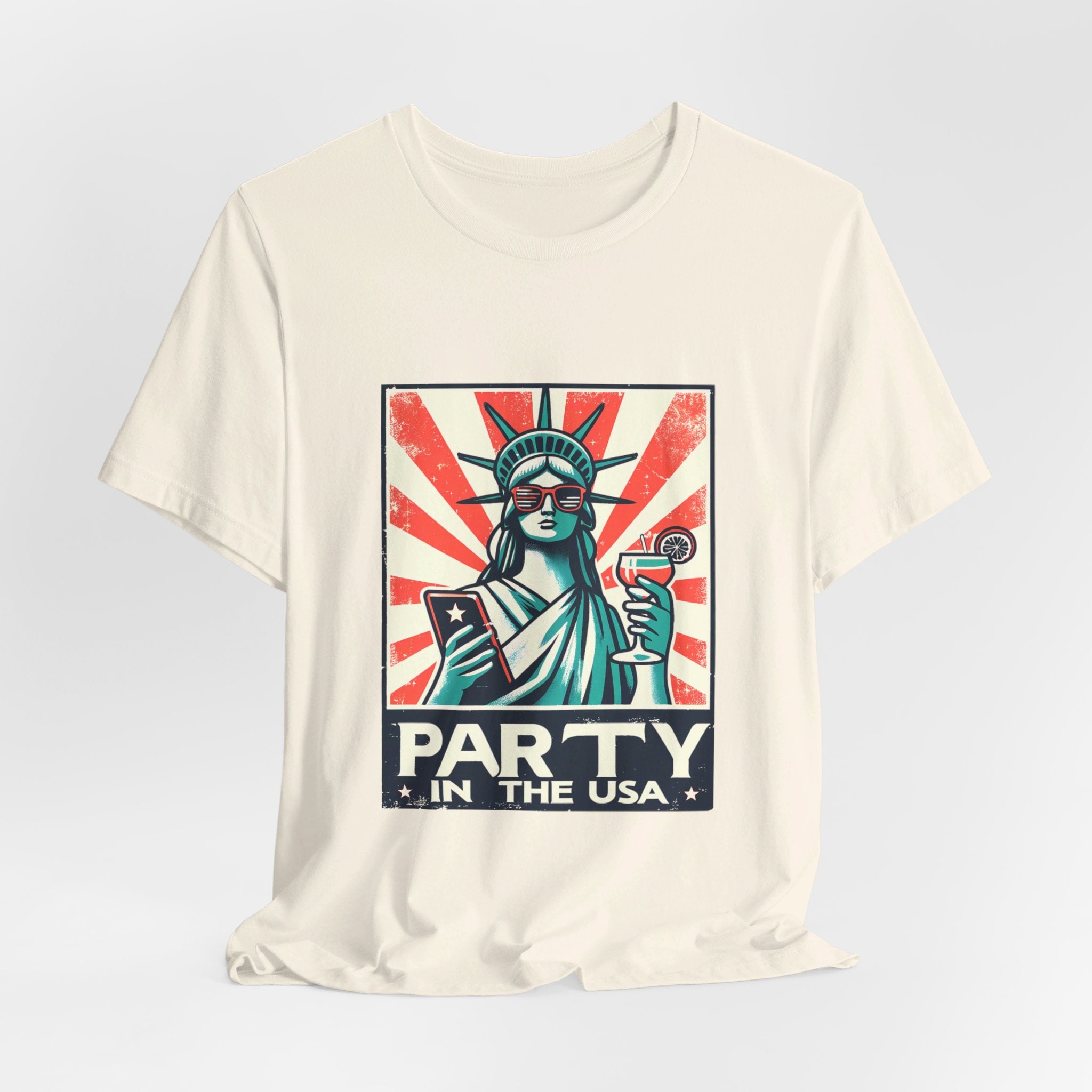 Party in the USA Patriotic T-Shirt - Deez Teez