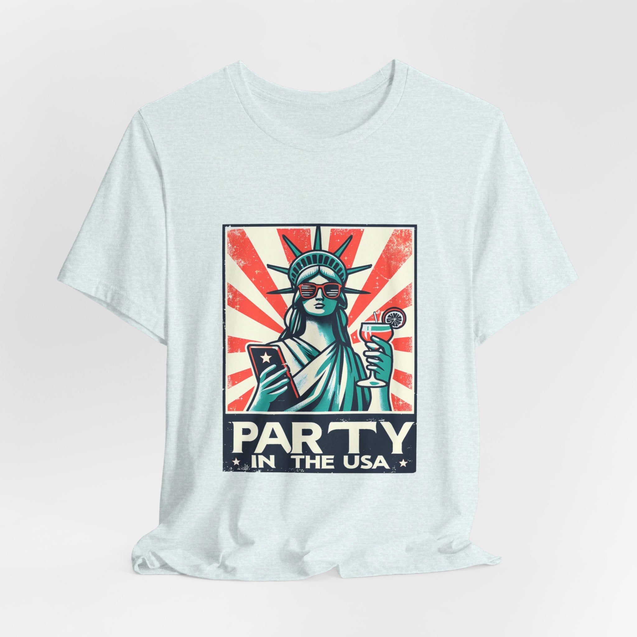 Party in the USA Patriotic T-Shirt - Deez Teez