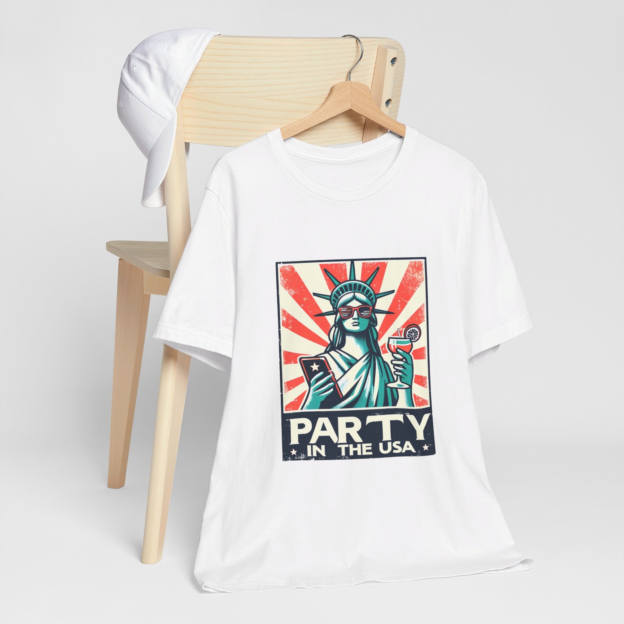 Party in the USA Patriotic T-Shirt - Deez Teez