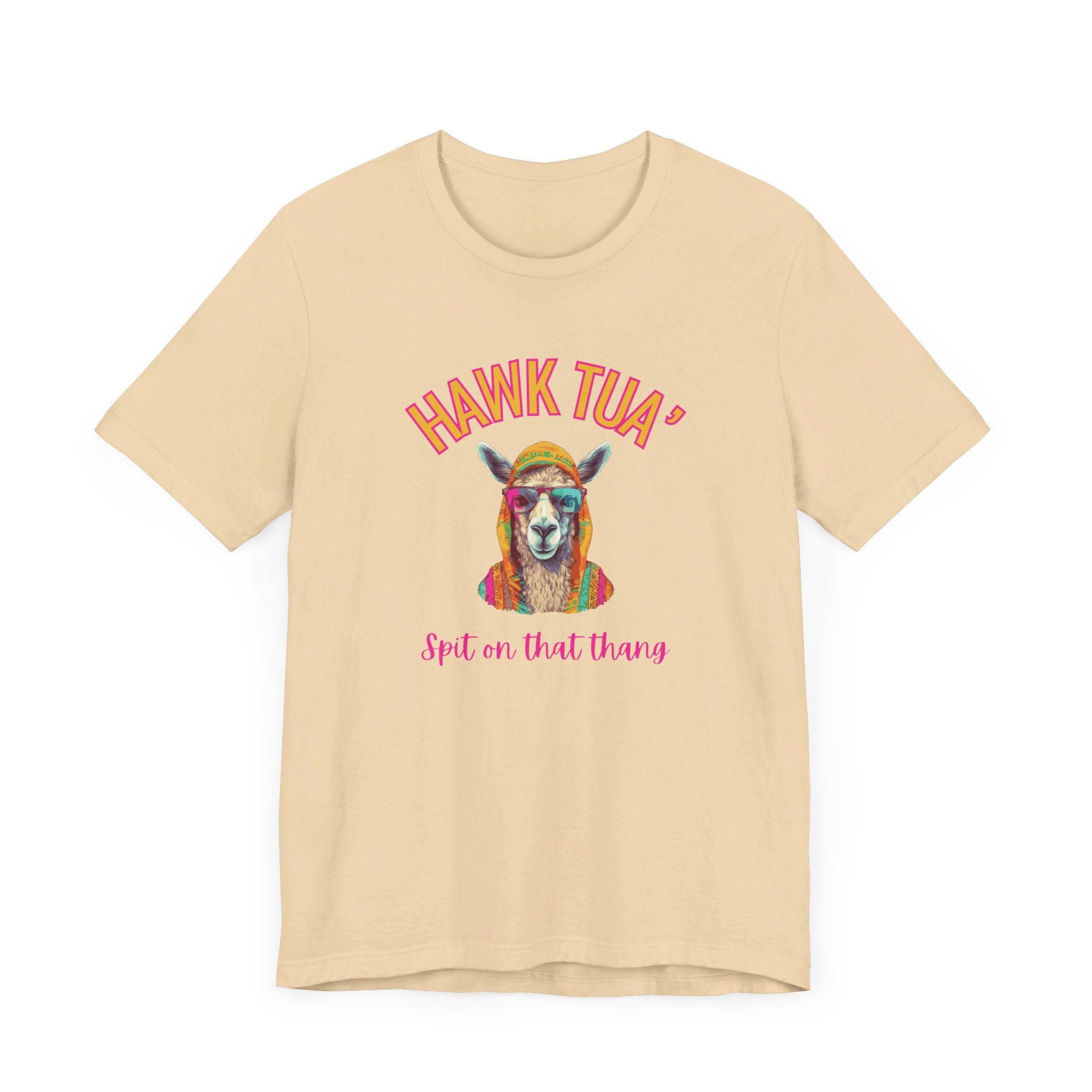 Hawk Tua Funny Parody T-Shirt | Llama Spit Edition - Deez Teez