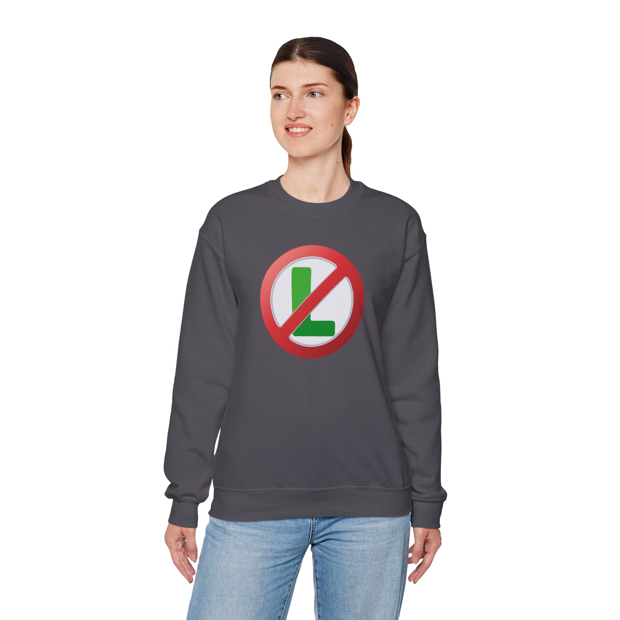 "No L" Christmas Sweatshirt | Funny Noel Pun Design - Deez Teez