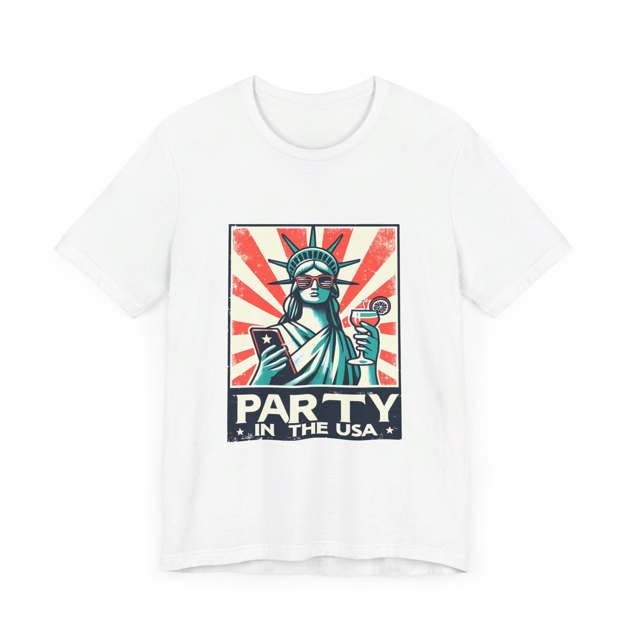 Party in the USA Patriotic T-Shirt - Deez Teez