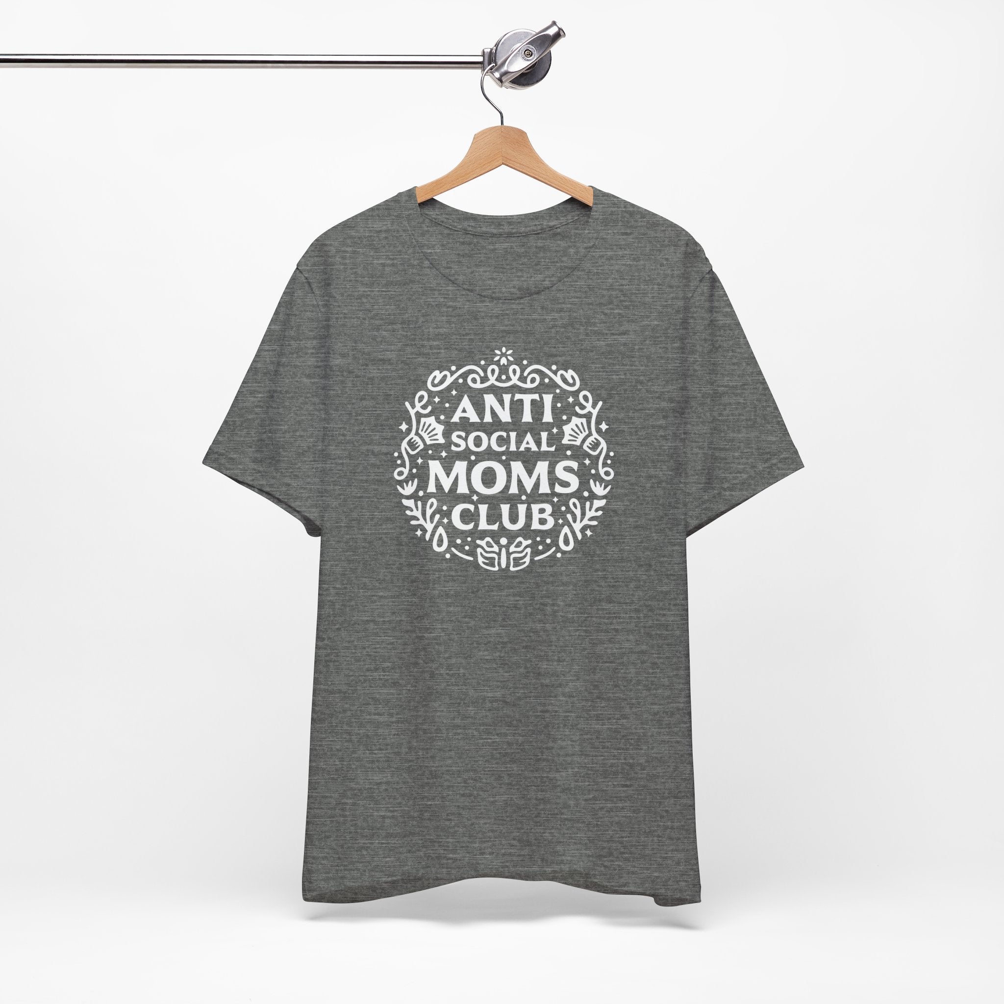 Anti-Social Moms Club T-Shirt | Funny Introvert Mom Tee - Deez Teez