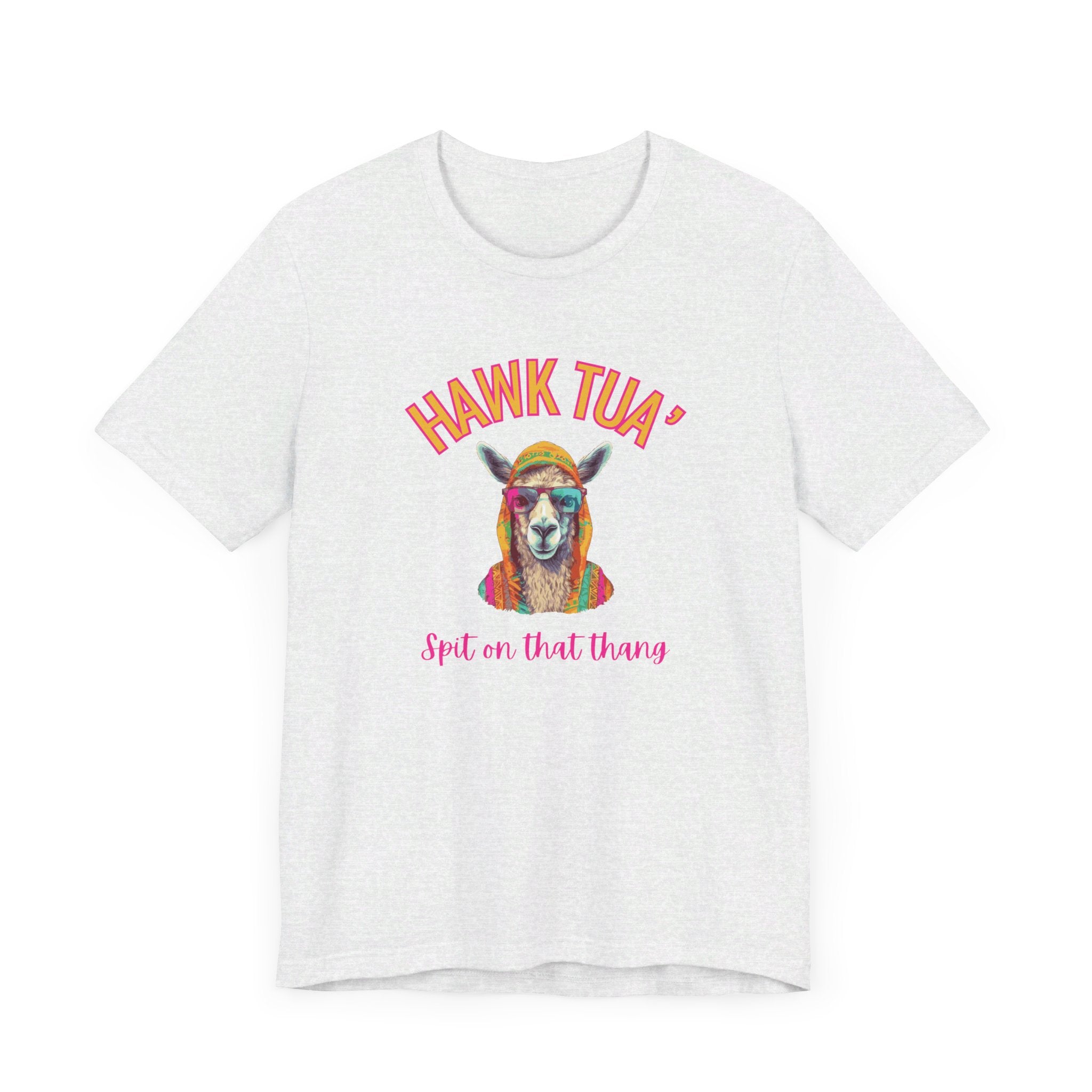 Hawk Tua Funny Parody T-Shirt | Llama Spit Edition - Deez Teez