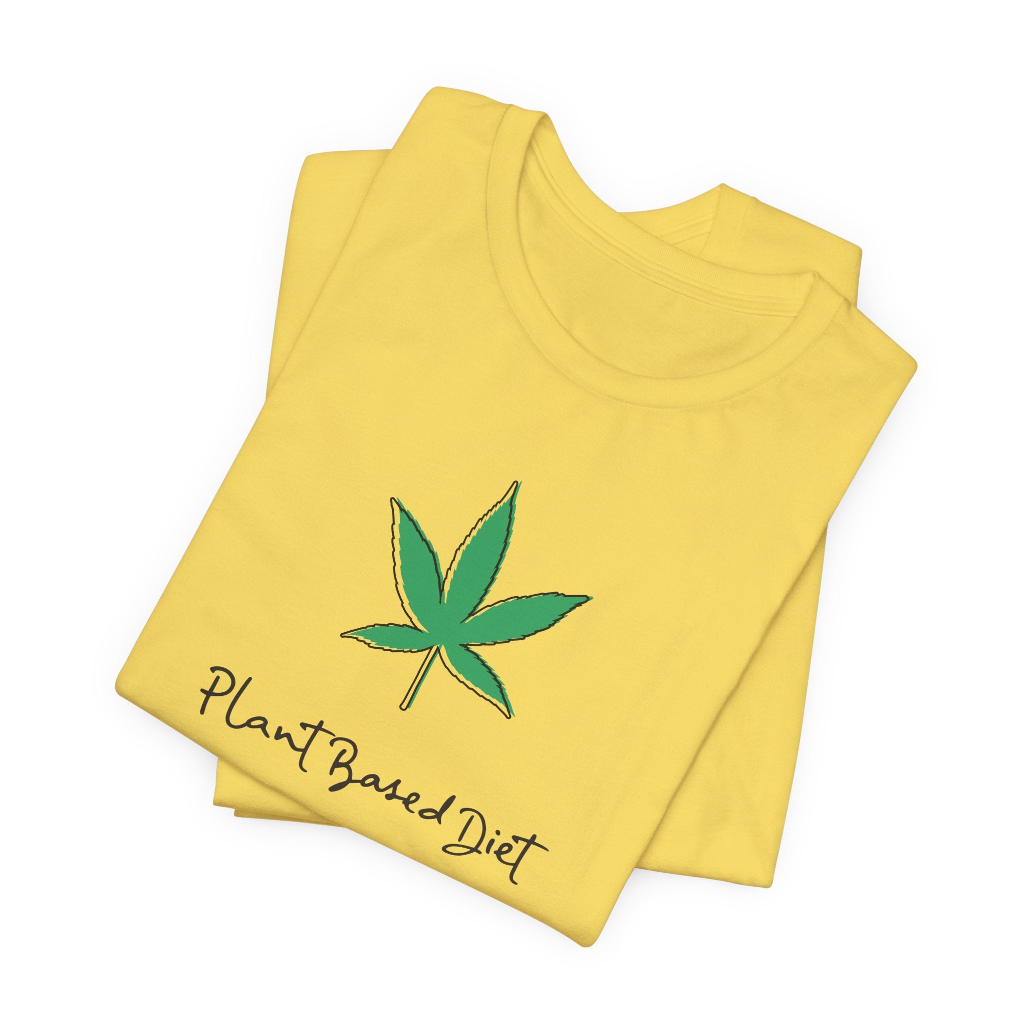 Plant Based Diet Cannabis T-Shirt - Deez Teez