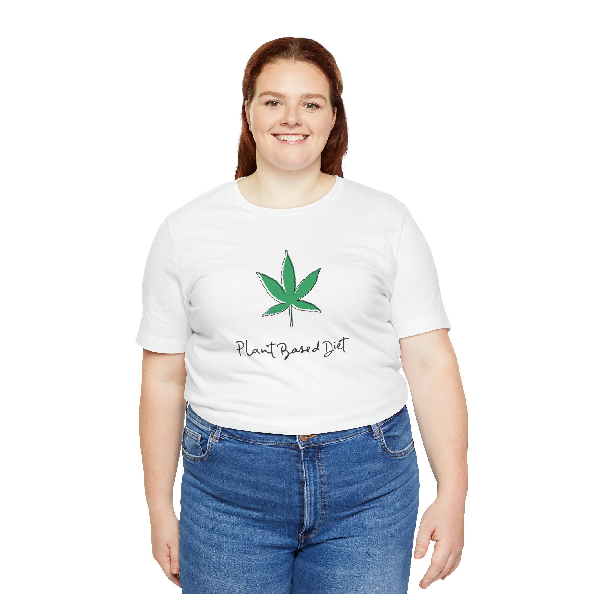 Plant Based Diet Cannabis T-Shirt - Deez Teez