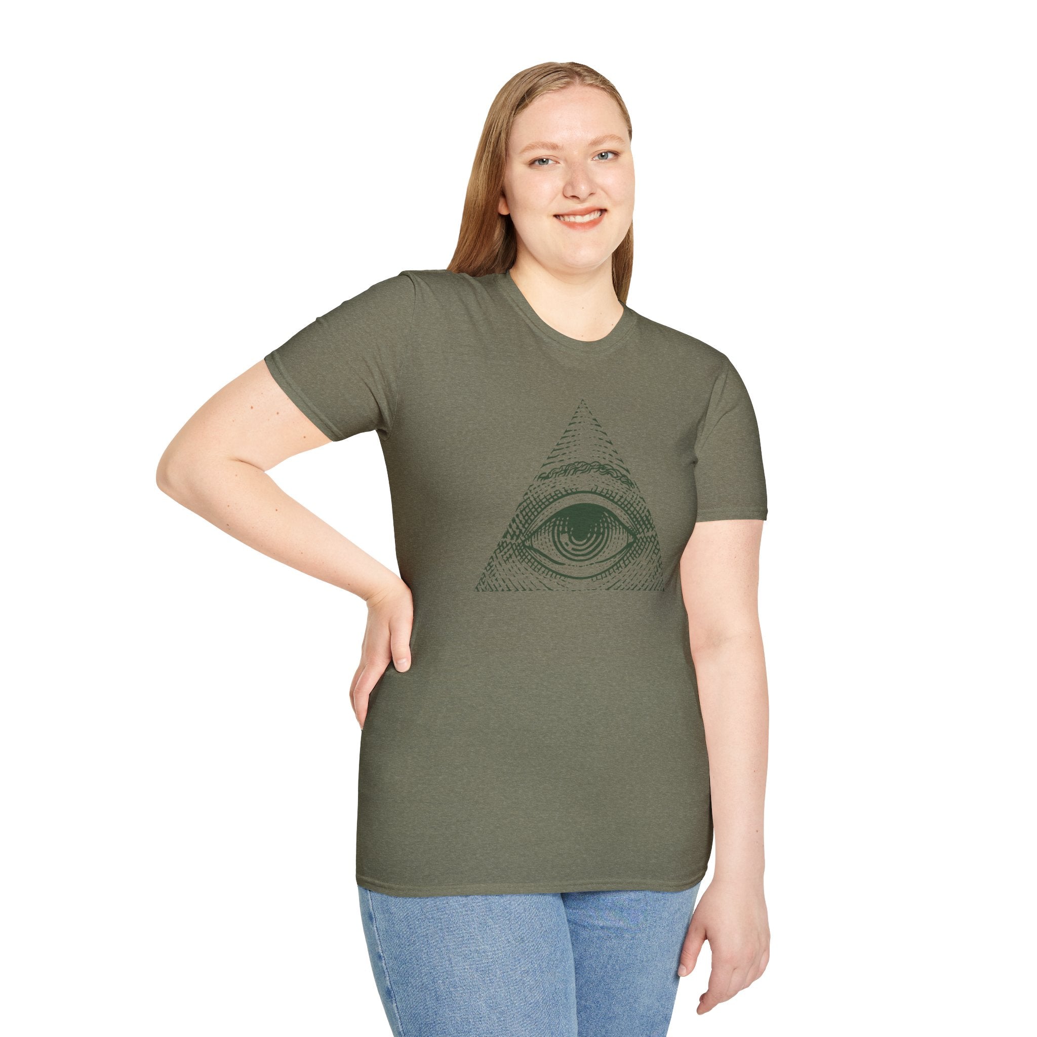 Illuminati Eye T-Shirt | Mysterious All-Seeing Eye Design - Deez Teez