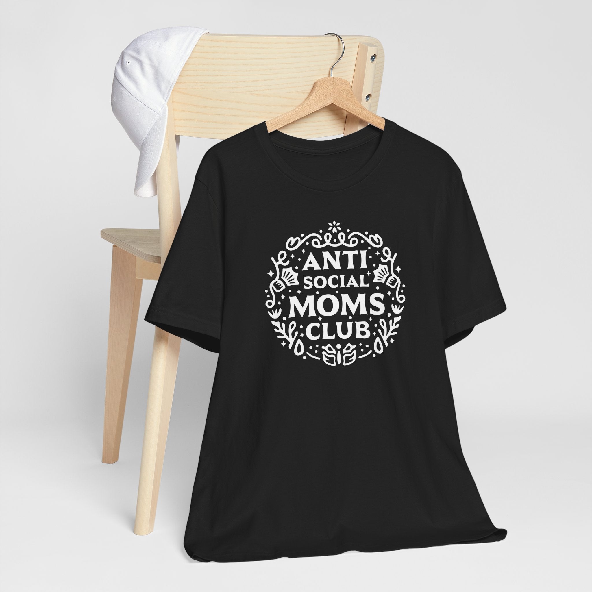 Anti-Social Moms Club T-Shirt | Funny Introvert Mom Tee - Deez Teez