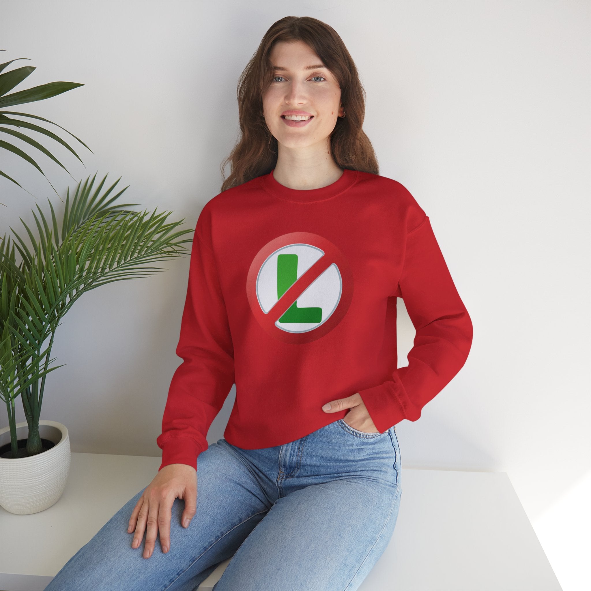 "No L" Christmas Sweatshirt | Funny Noel Pun Design - Deez Teez