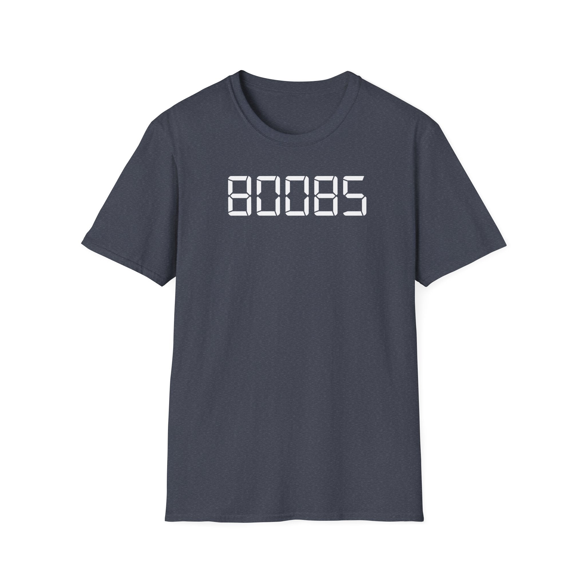 80085 'BOOBS' T-Shirt | Funny Calculator Display Text Tee - Deez Teez
