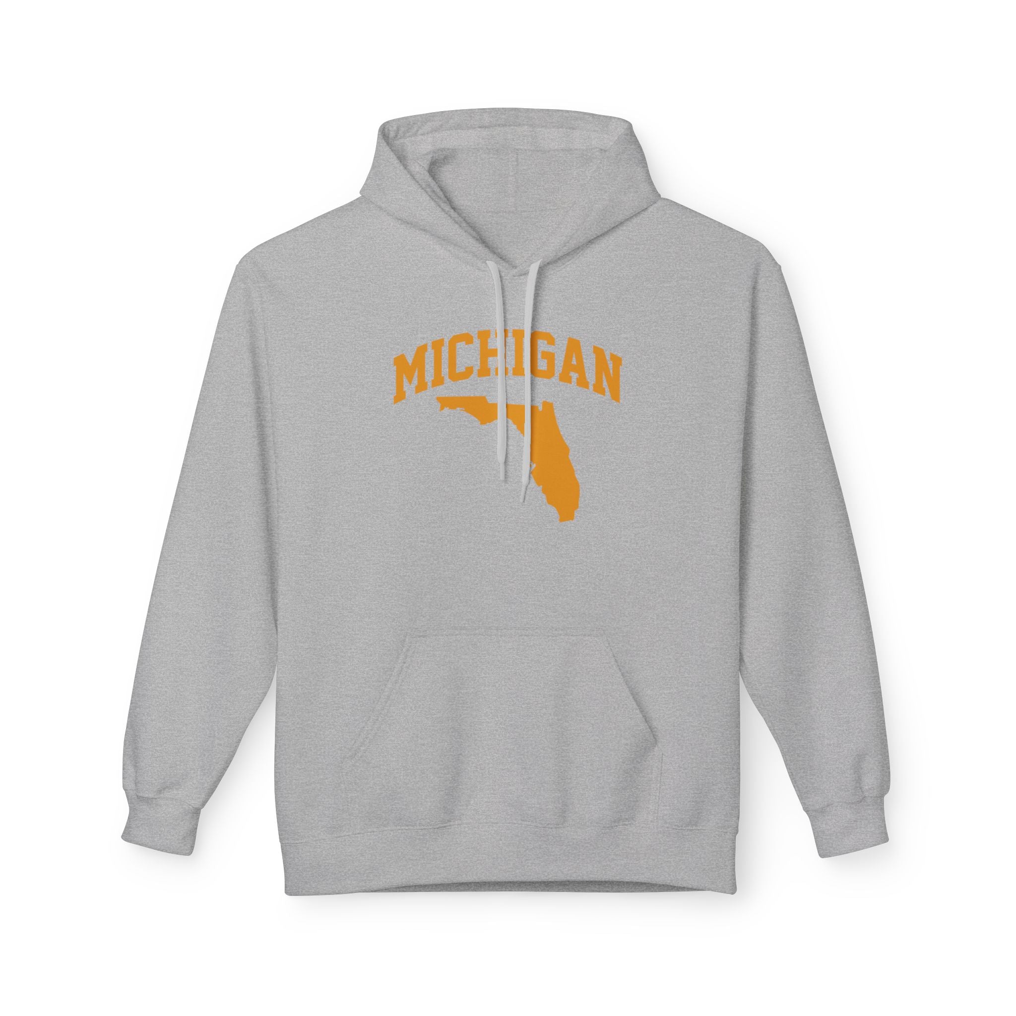 Michigan/Florida Snowbird Satire Hoodie | Winter Migration Sweatshirt - Deez Teez