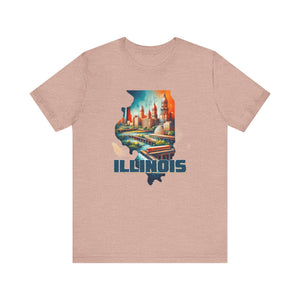 Illinois State Pride Tee - Deez Teez
