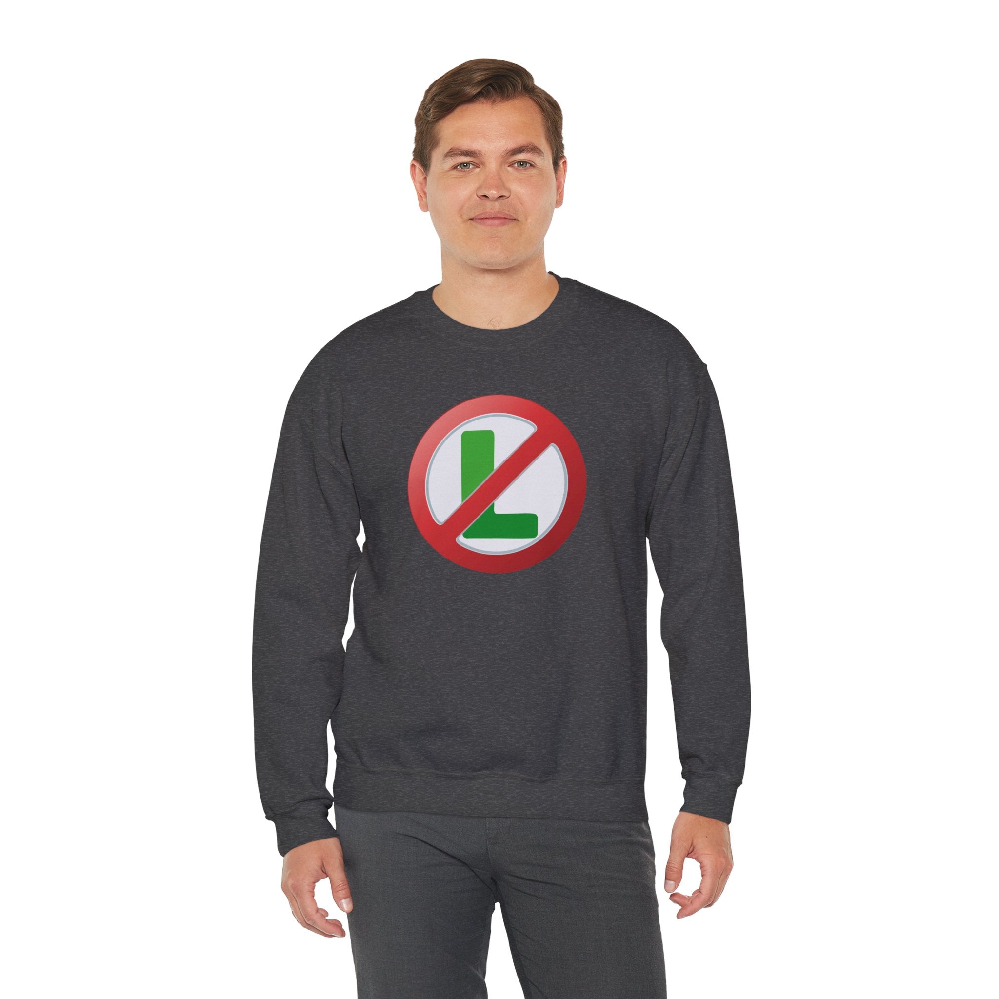 "No L" Christmas Sweatshirt | Funny Noel Pun Design - Deez Teez