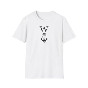W Anchor "Wanker" T-Shirt | Nautical Humor Tee - Deez Teez