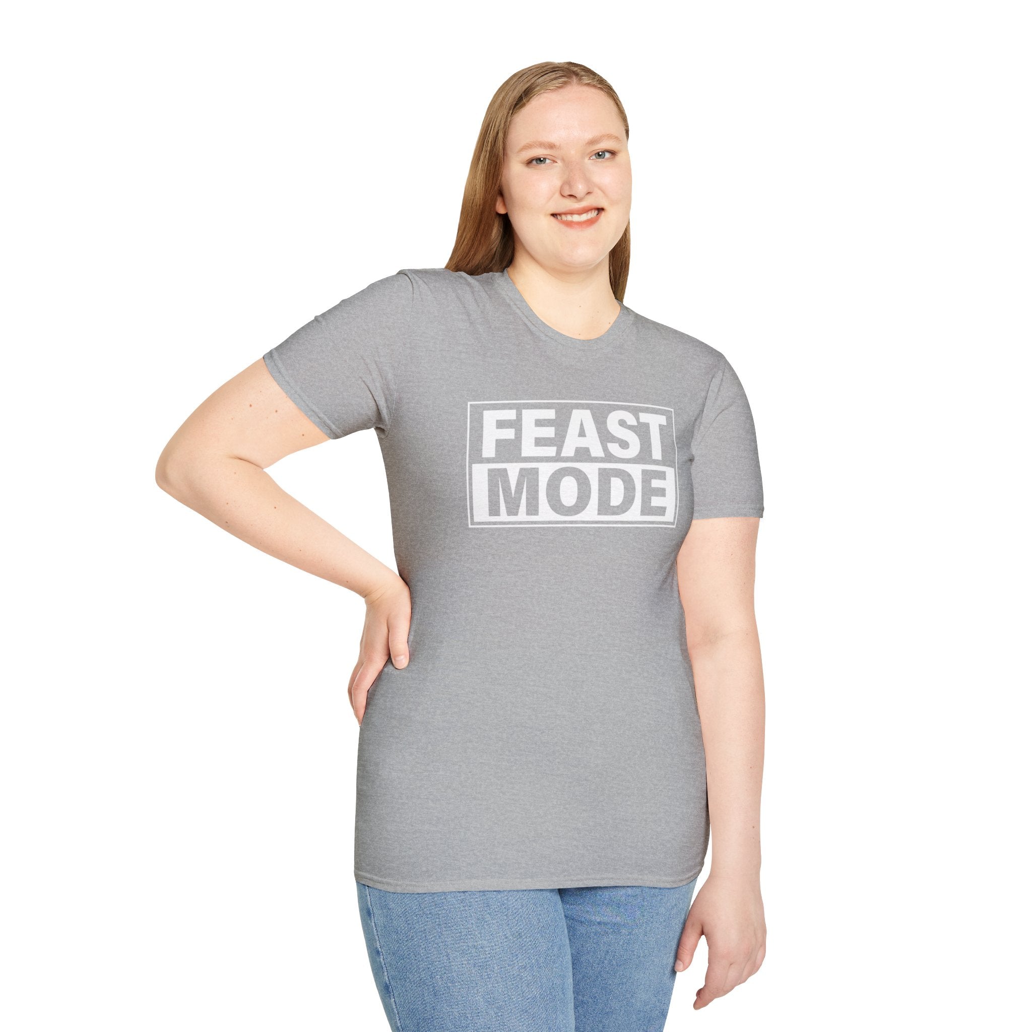 "Feast Mode" T-Shirt – Perfect for Buffet Kings, Holiday Feasts, and Family Dinners - Deez Teez
