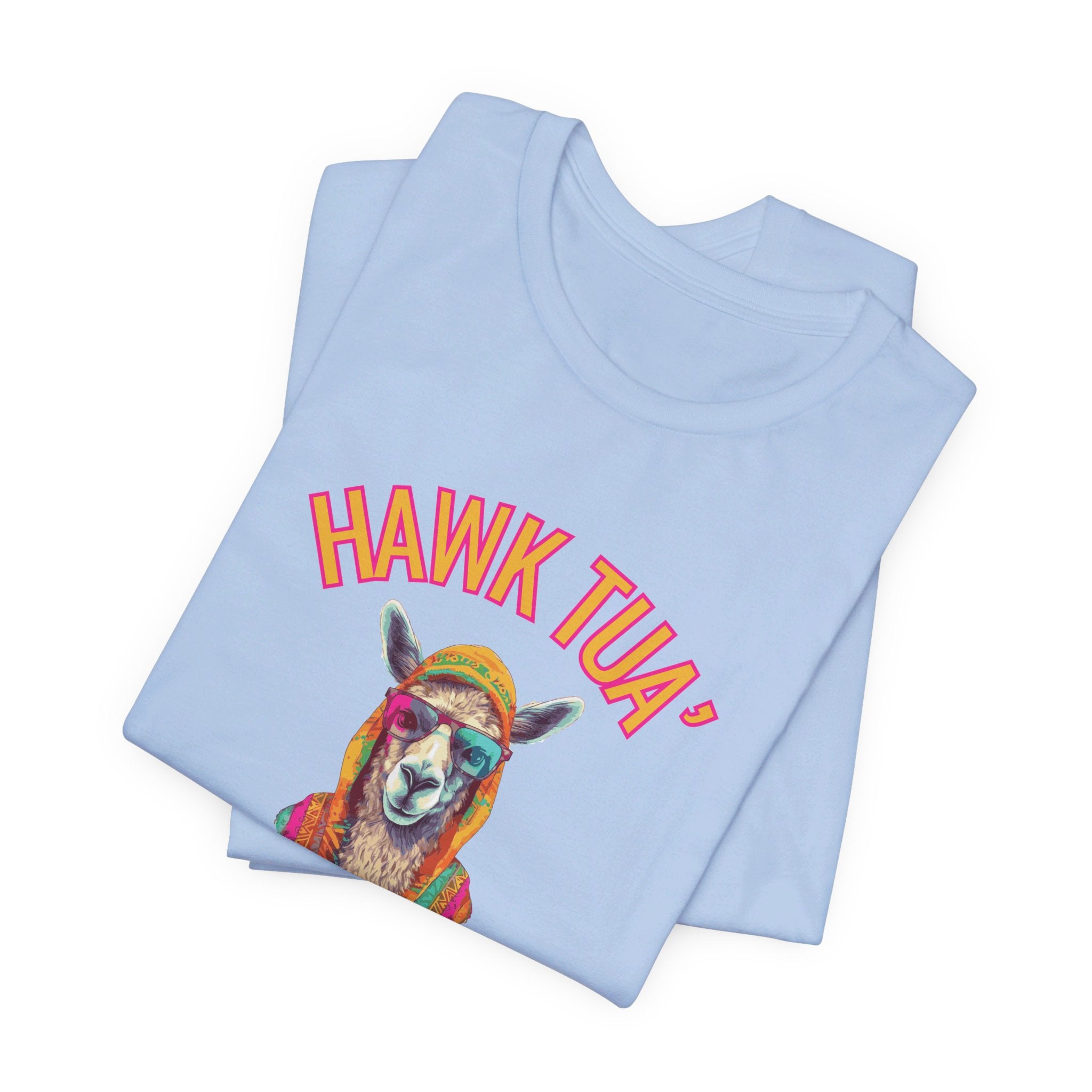 Hawk Tua Funny Parody T-Shirt | Llama Spit Edition - Deez Teez