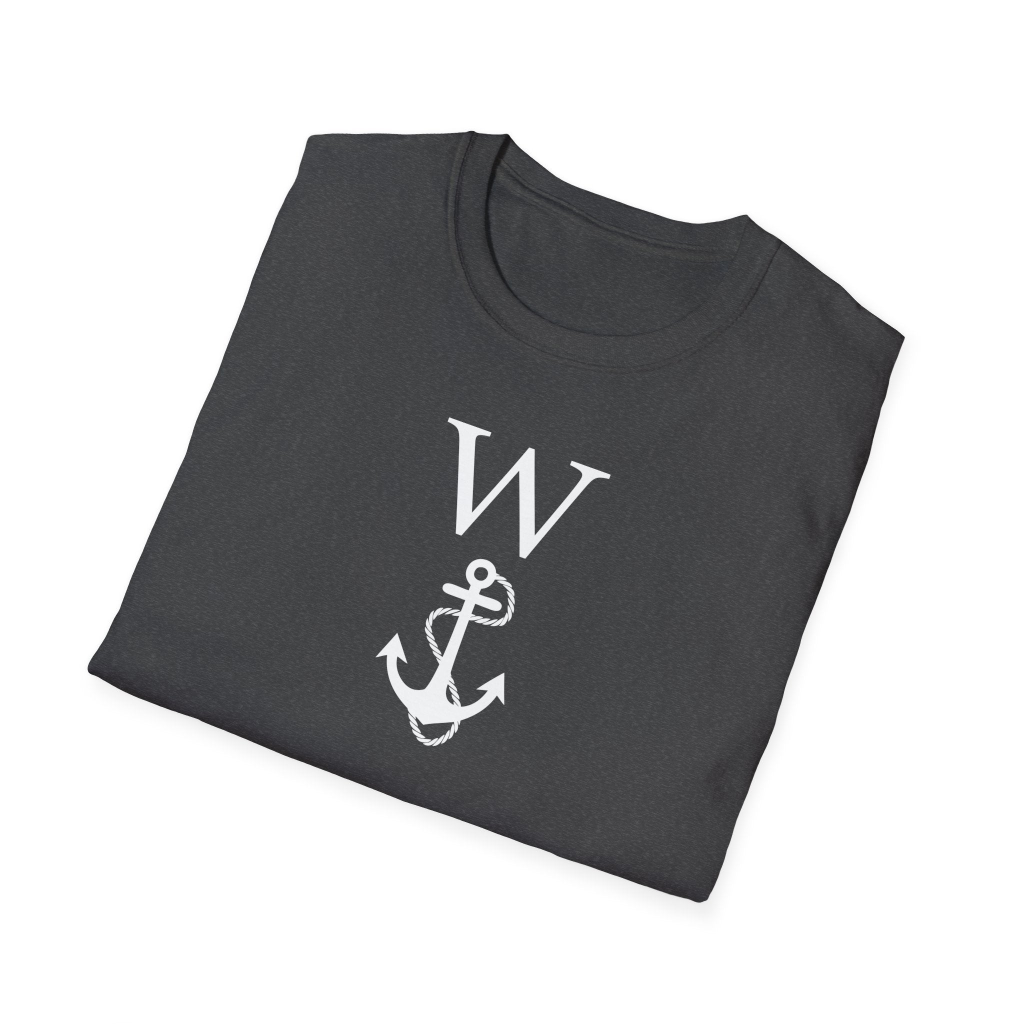 W Anchor "Wanker" T-Shirt | Nautical Humor Tee - Deez Teez