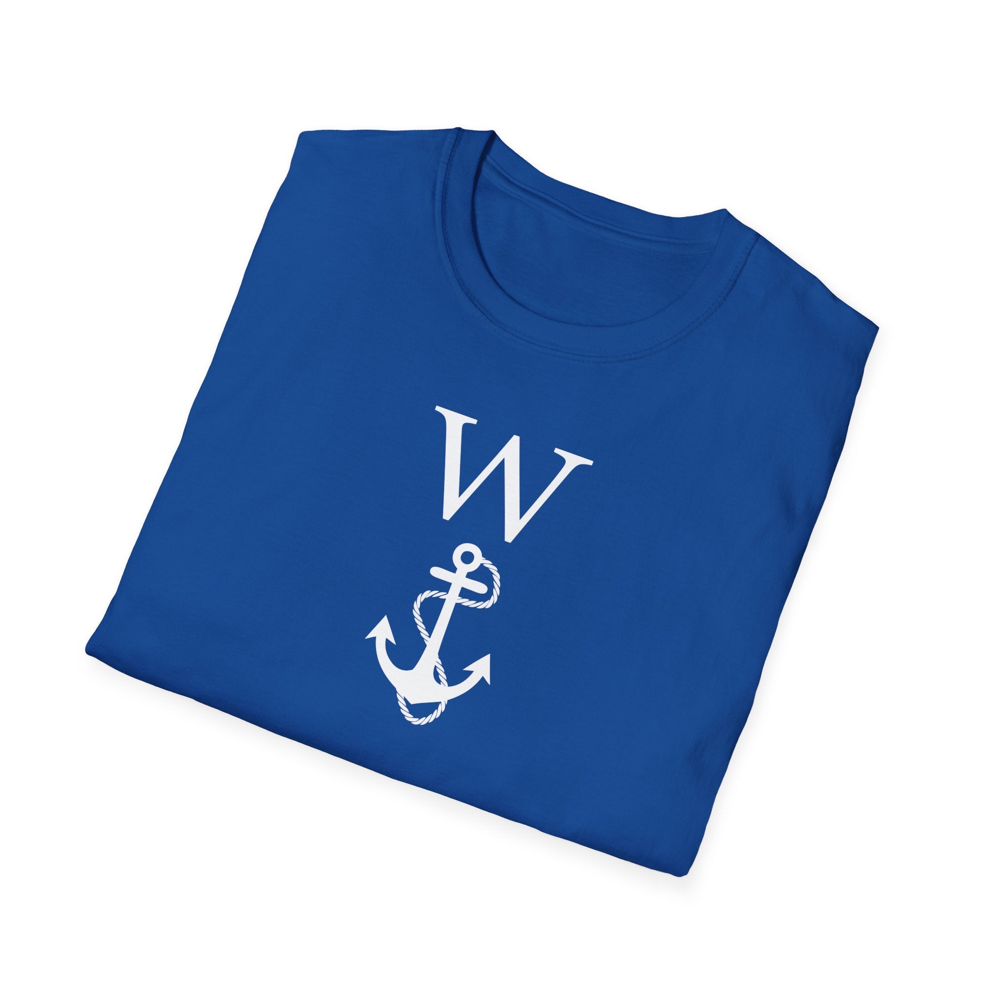 W Anchor "Wanker" T-Shirt | Nautical Humor Tee - Deez Teez