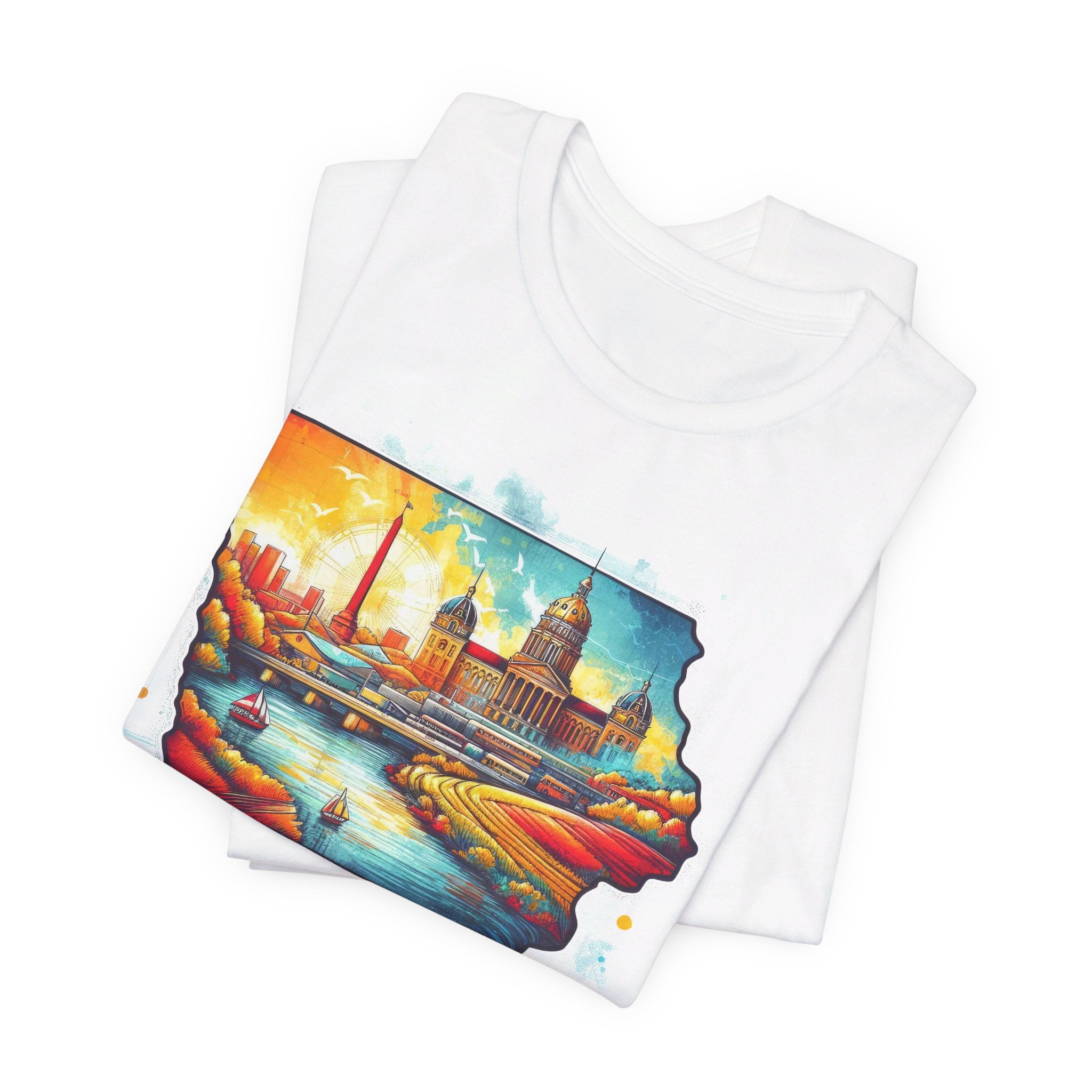 Iowa State Pride T-Shirt | State of Iowa Graphic Tee - Deez Teez